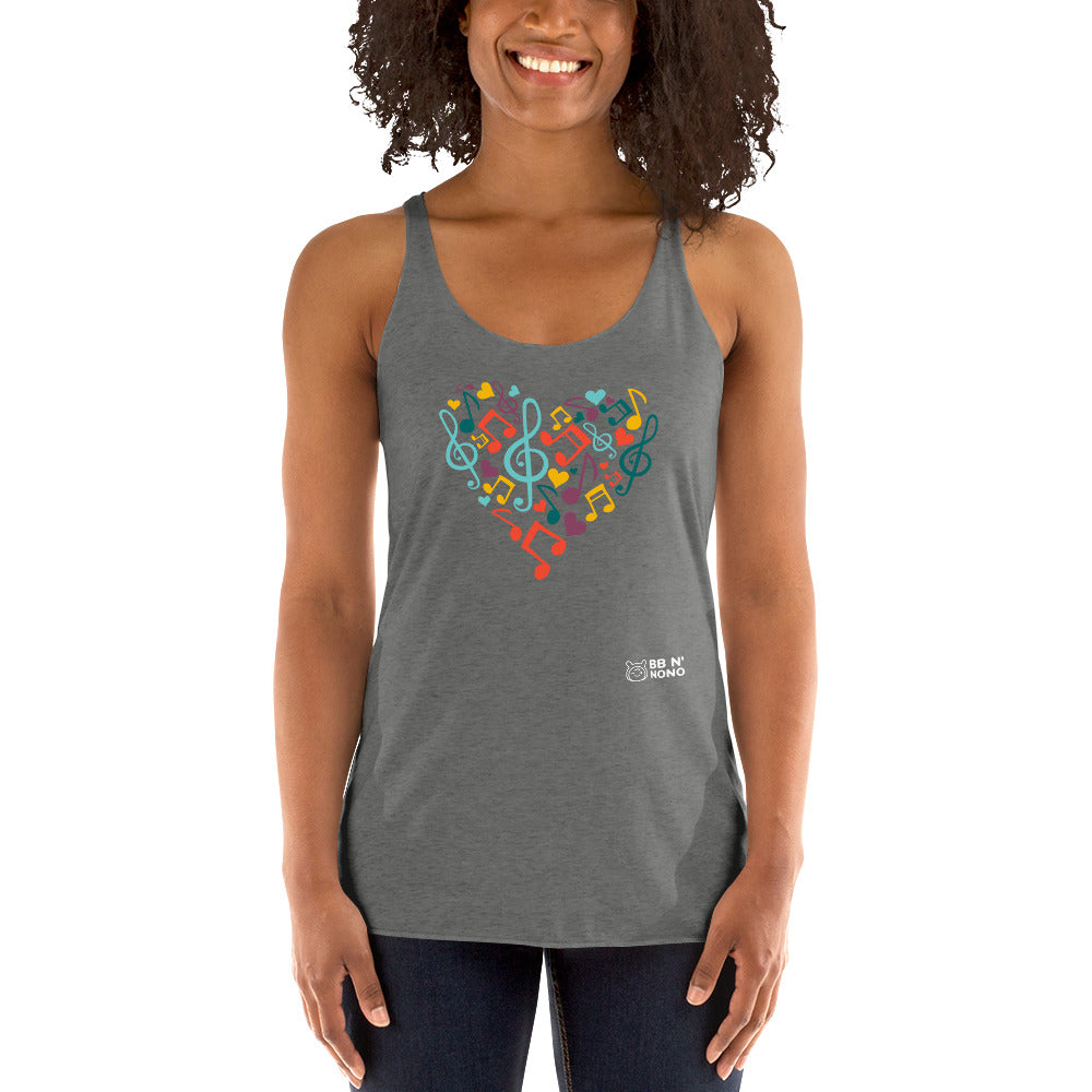 Symphonic Love Notes - Women's Racerback Tank