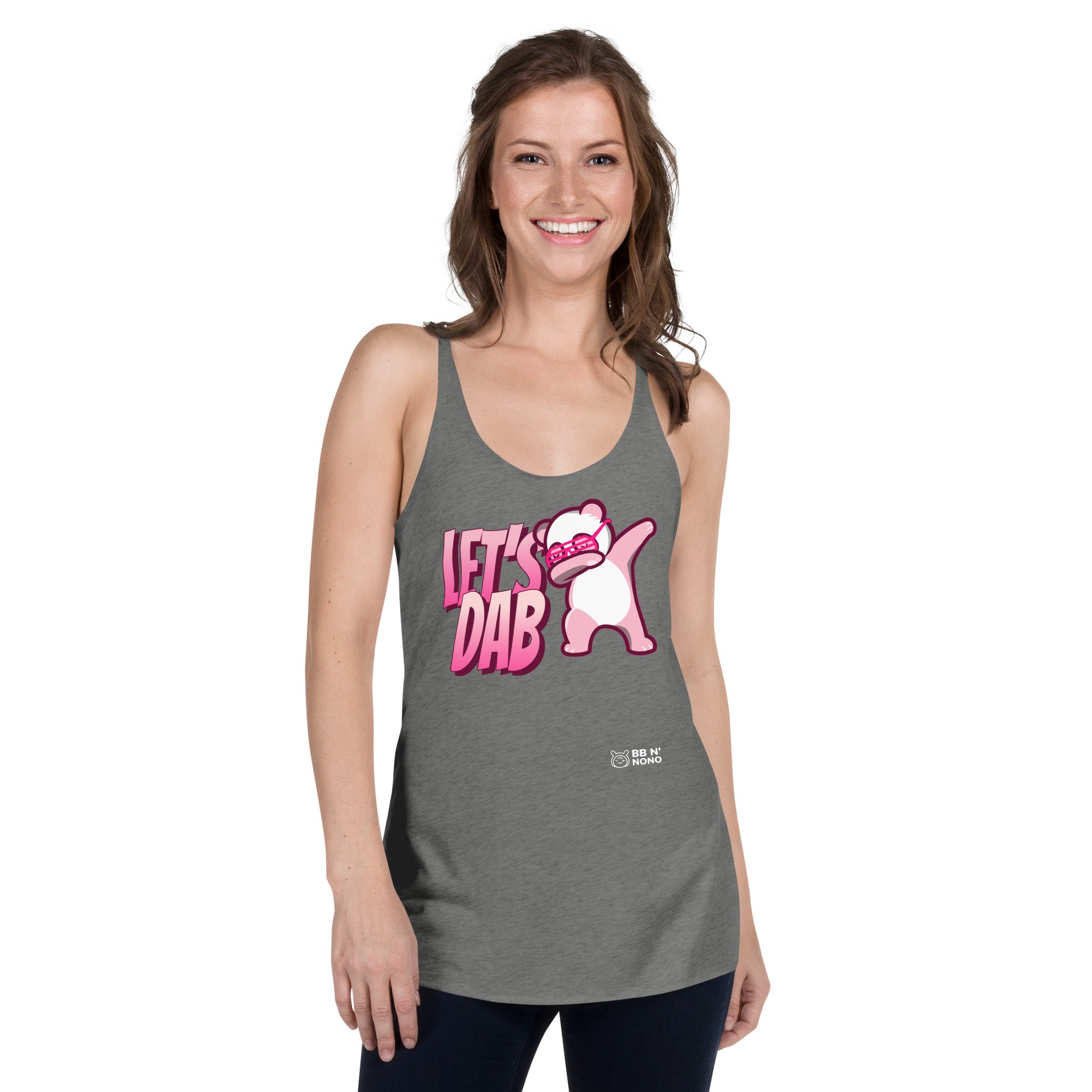 Let's dab - Women's Racerback Tank