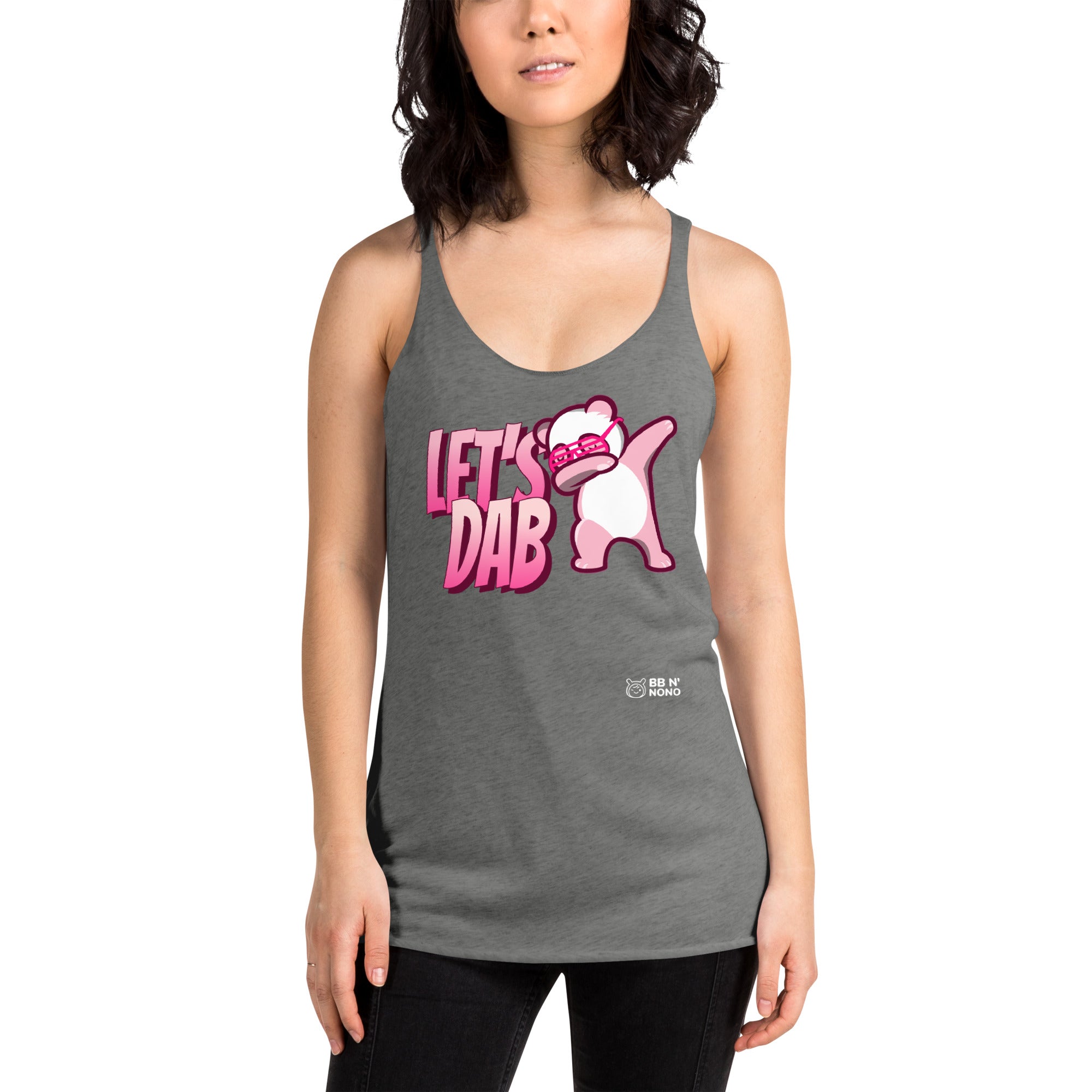 Let's dab - Women's Racerback Tank