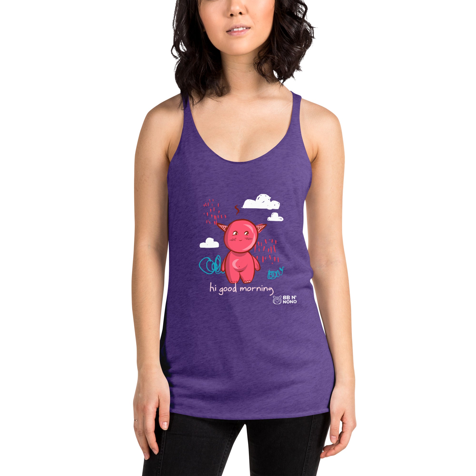 Cute Little monster - Women's Racerback Tank