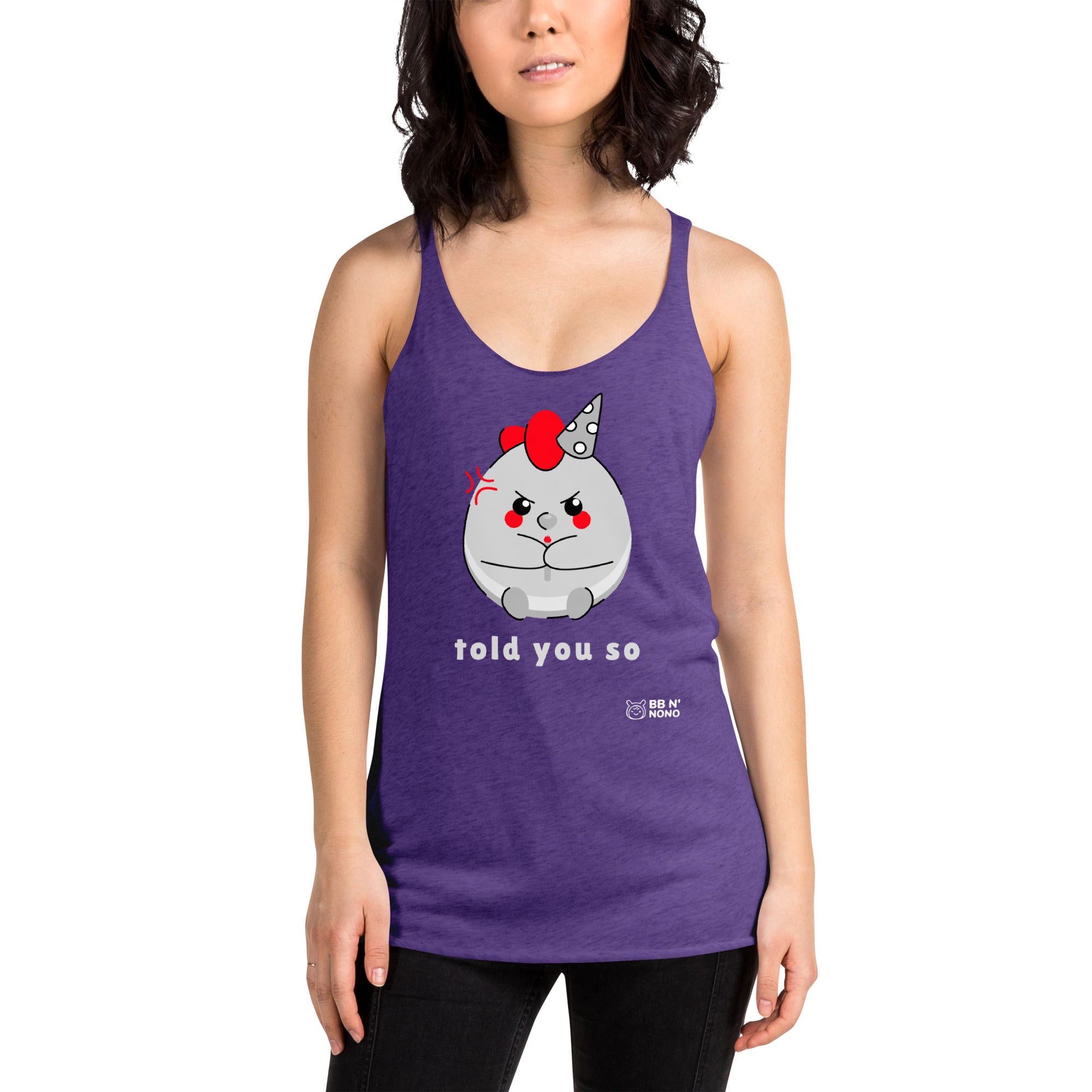 Told you so V - Women's Racerback Tank