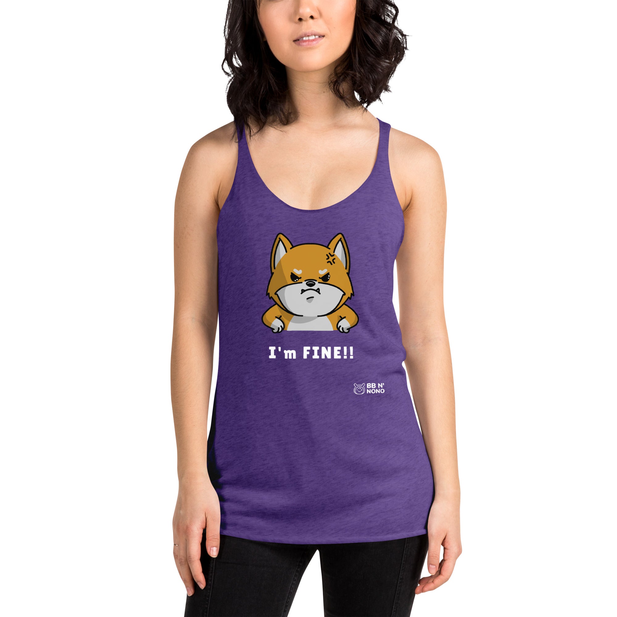 I'm fine - Women's Racerback Tank