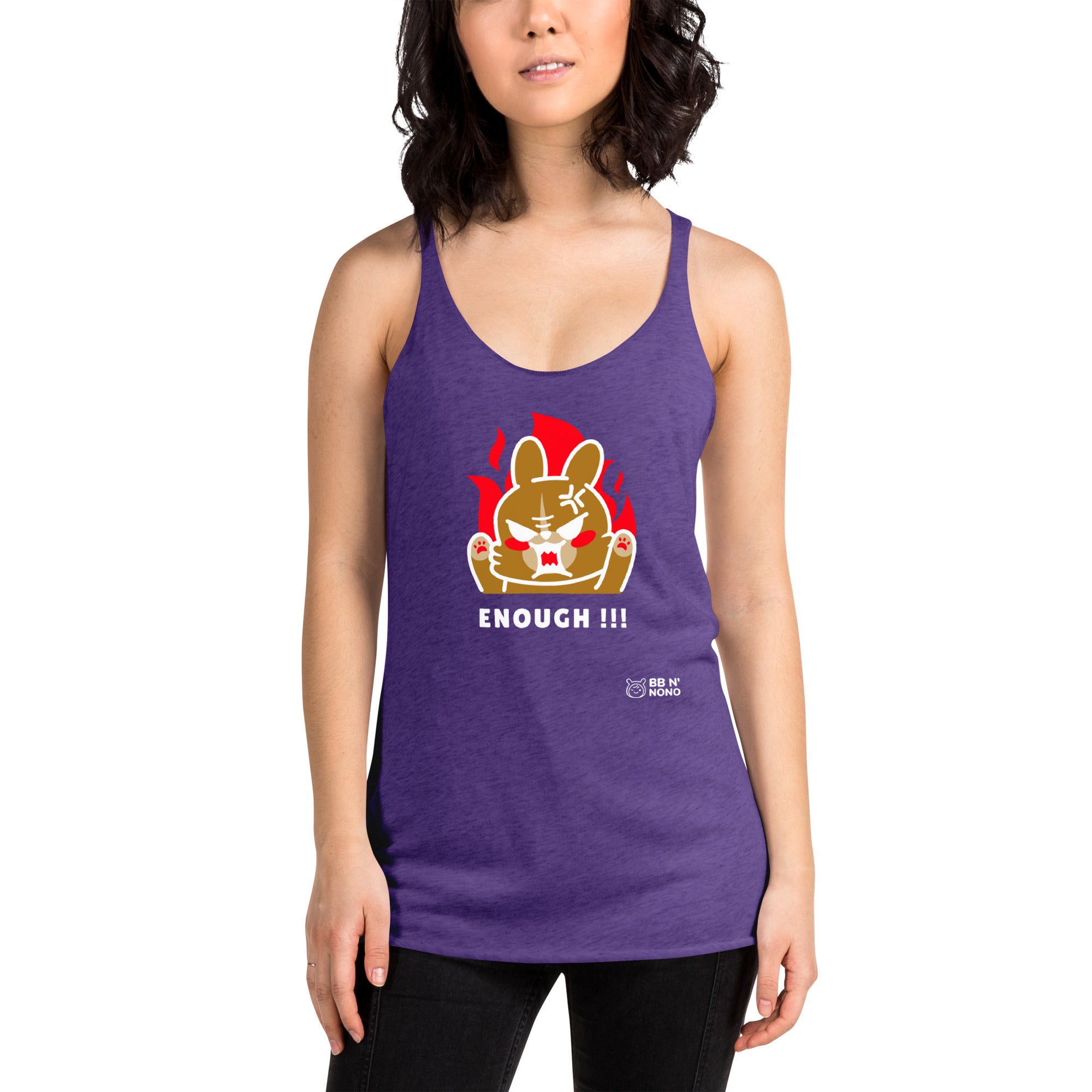 Enough!! - Women's Racerback Tank