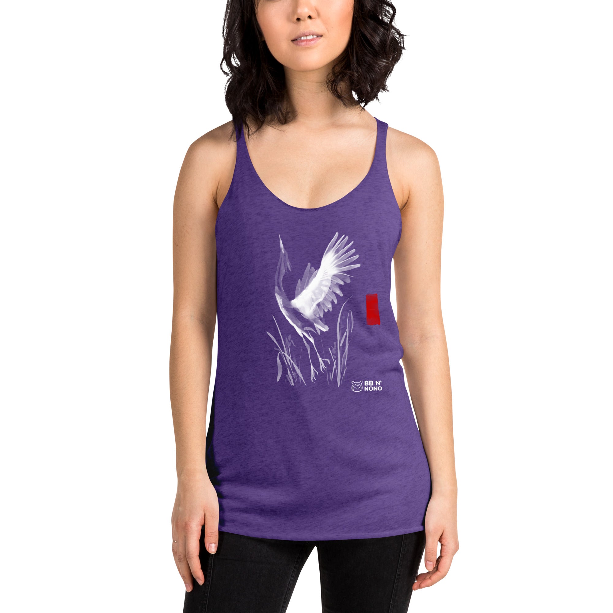 Sumi-e style - Women's Racerback Tank