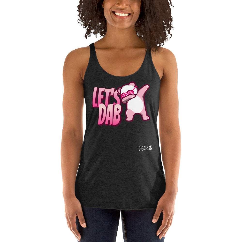 Let's dab - Women's Racerback Tank