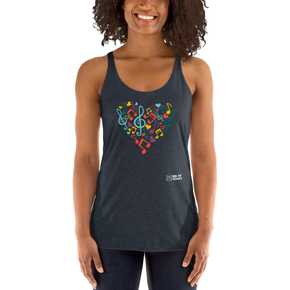 Symphonic Love Notes - Women's Racerback Tank