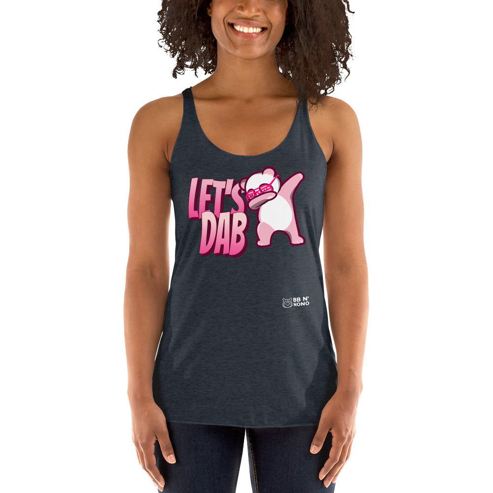 Let's dab - Women's Racerback Tank