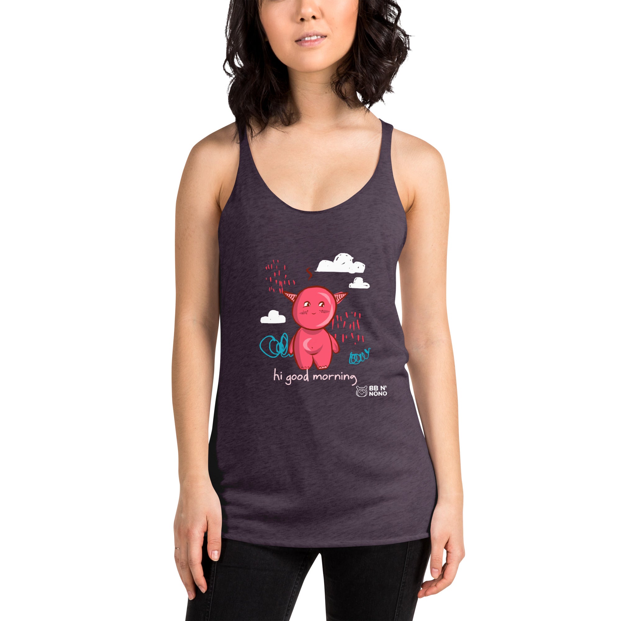 Cute Little monster - Women's Racerback Tank