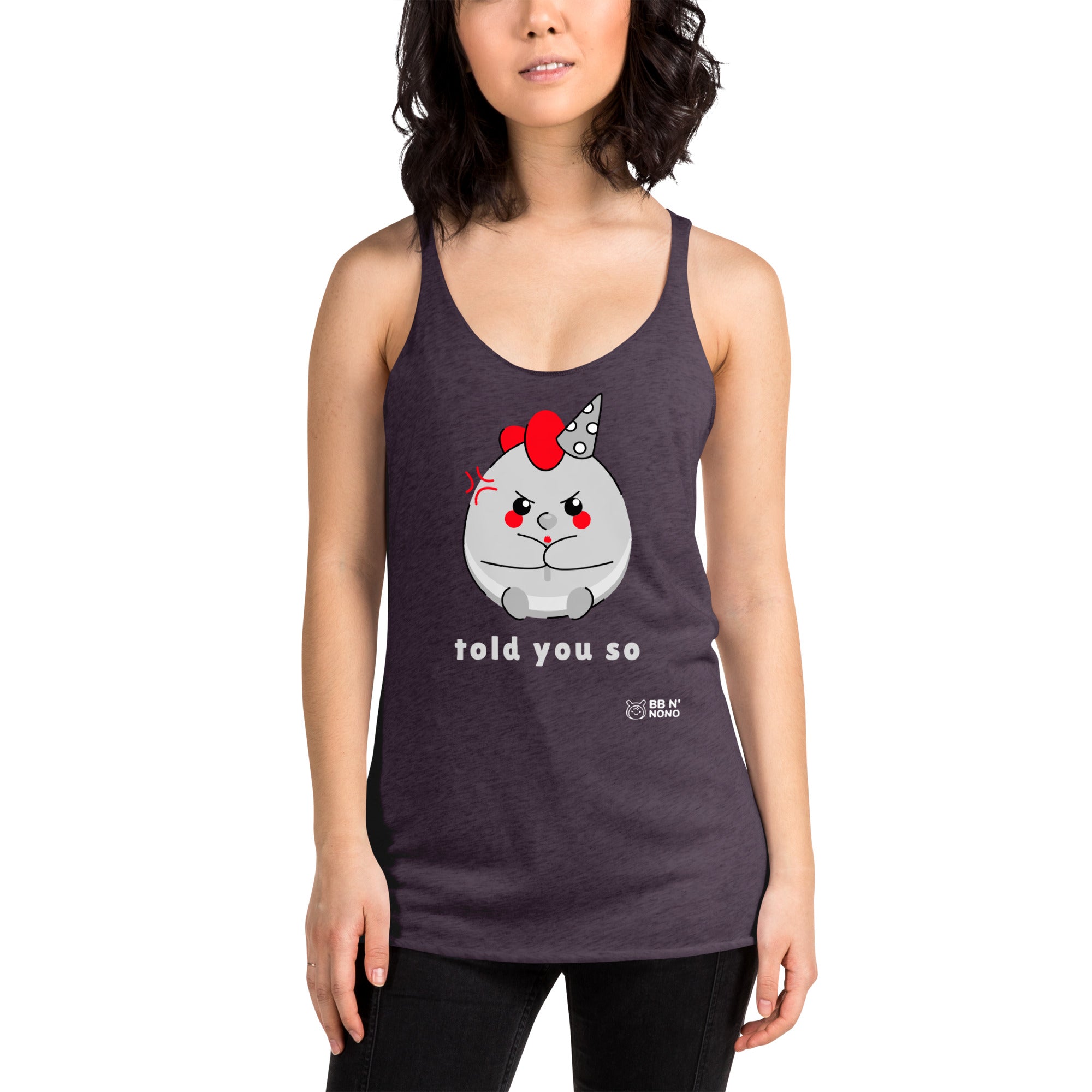 Told you so V - Women's Racerback Tank