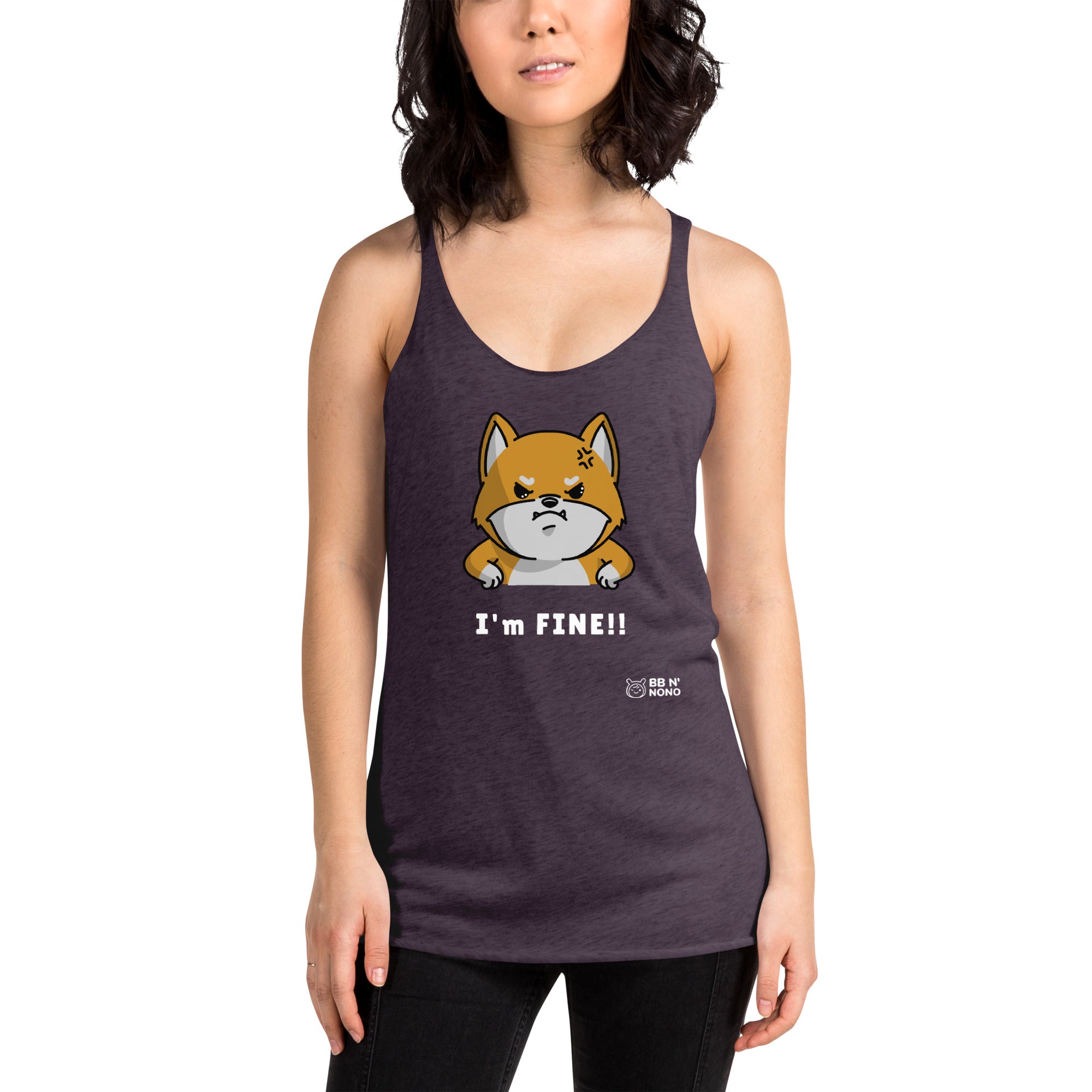 I'm fine - Women's Racerback Tank