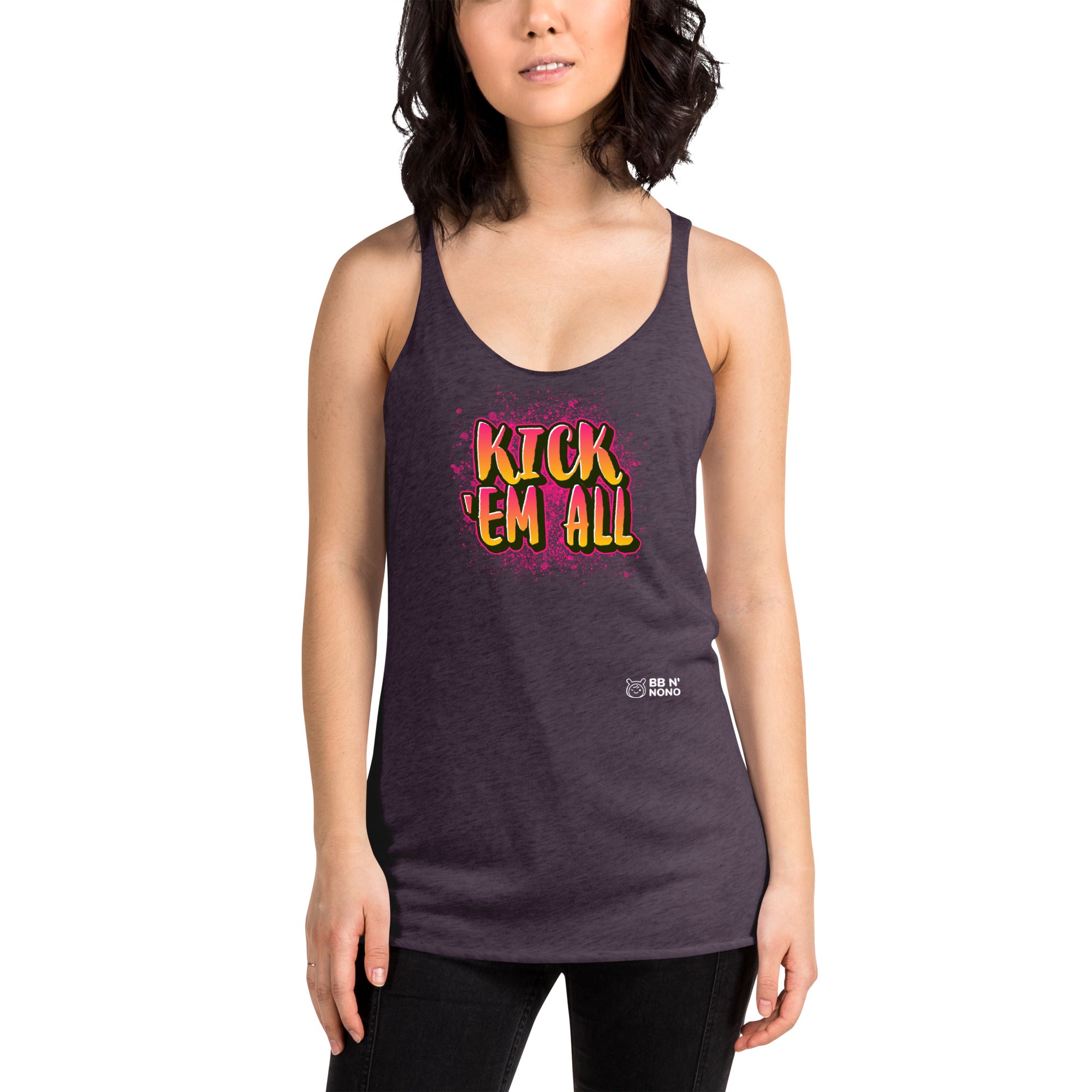 Kick'em all - Women's Racerback Tank