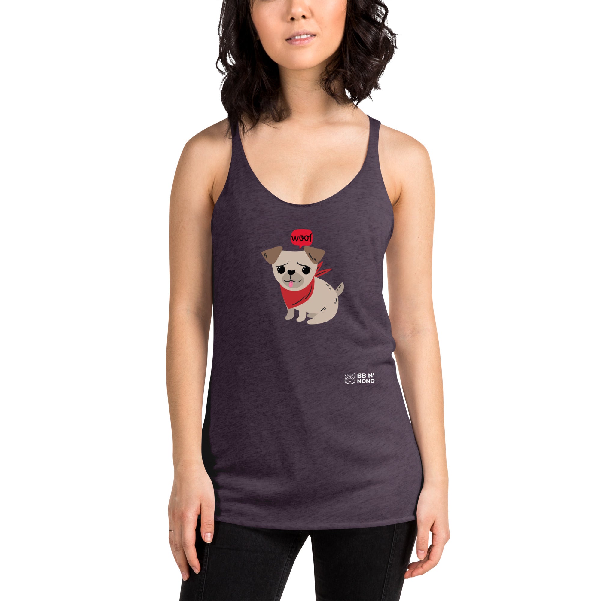 Woof V2 - Women's Racerback Tank