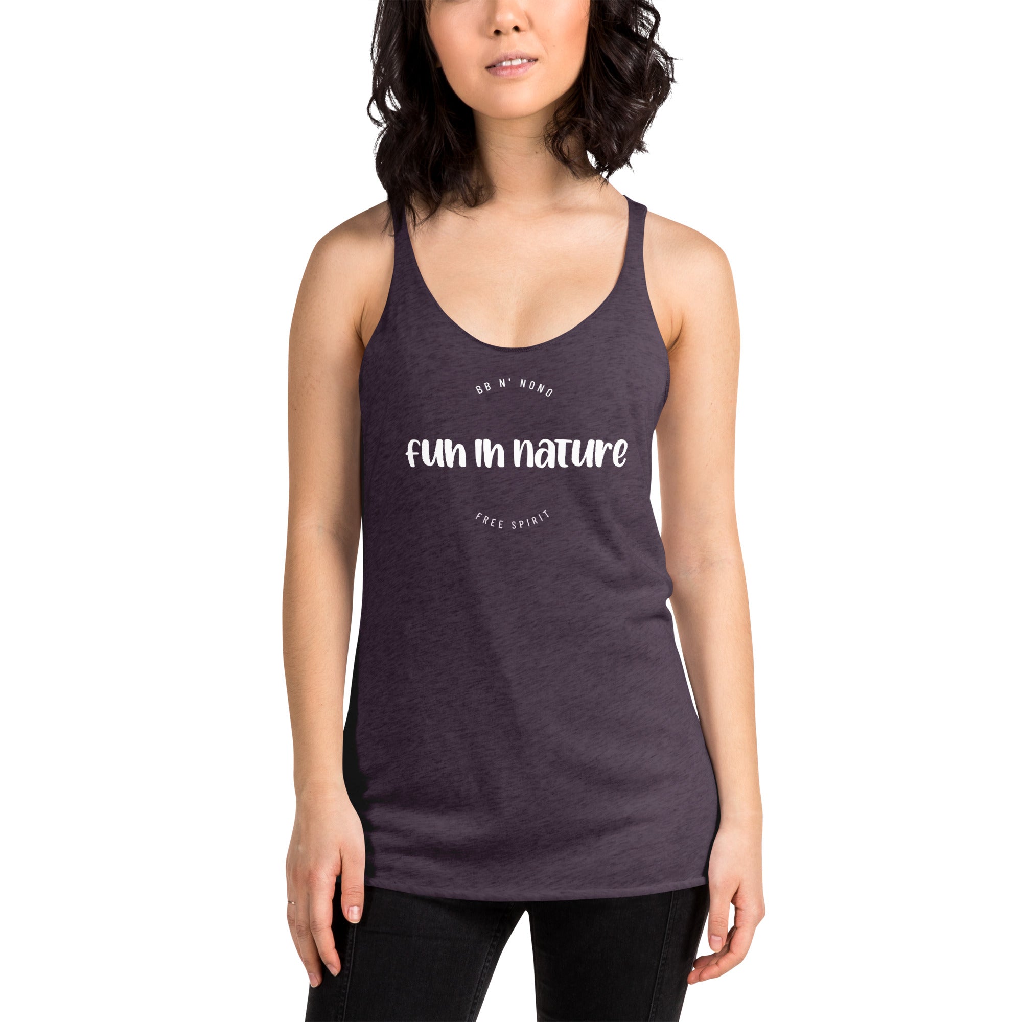 Fun in nature - Women's Racerback Tank