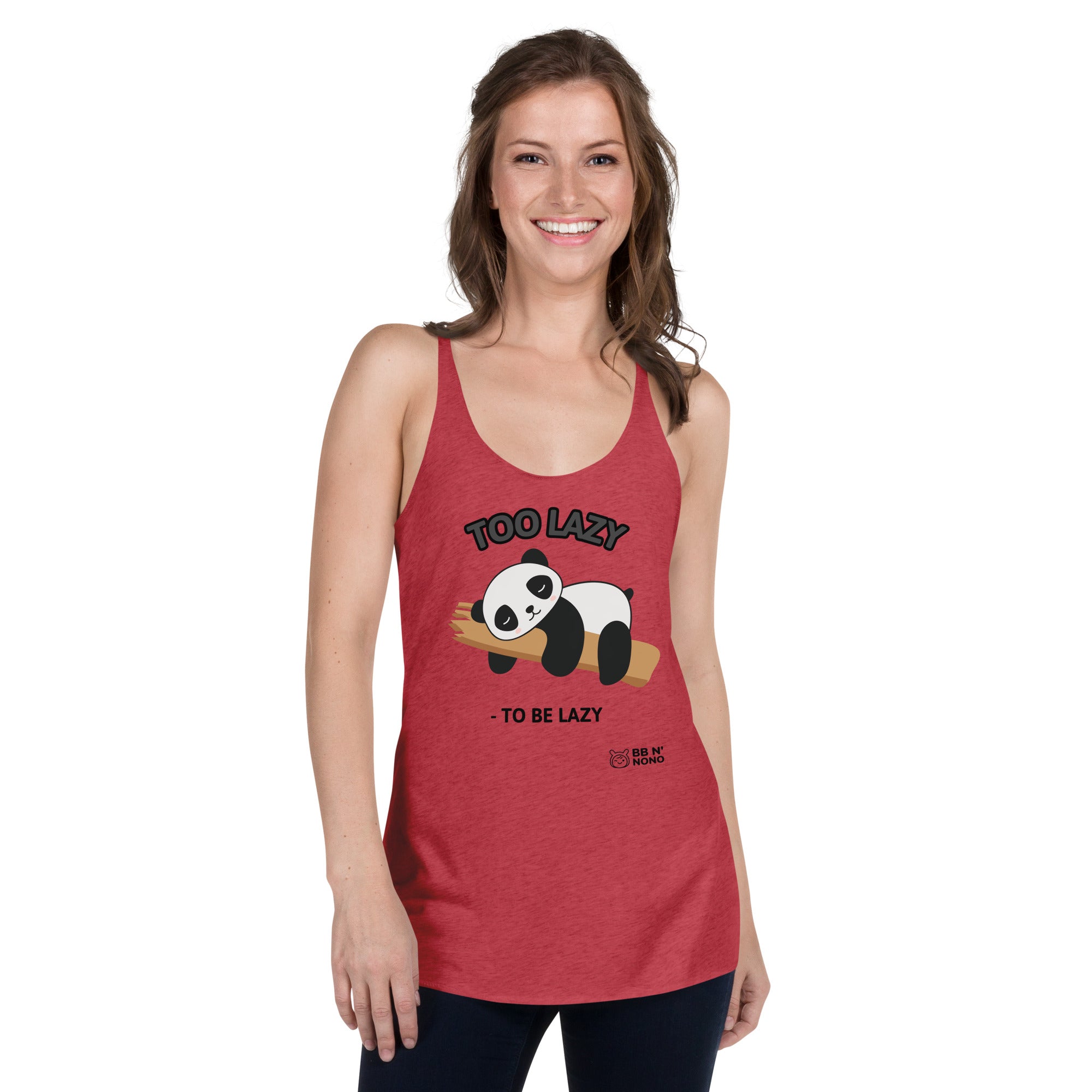 Too lazy to be lazy - Women's Racerback Tank