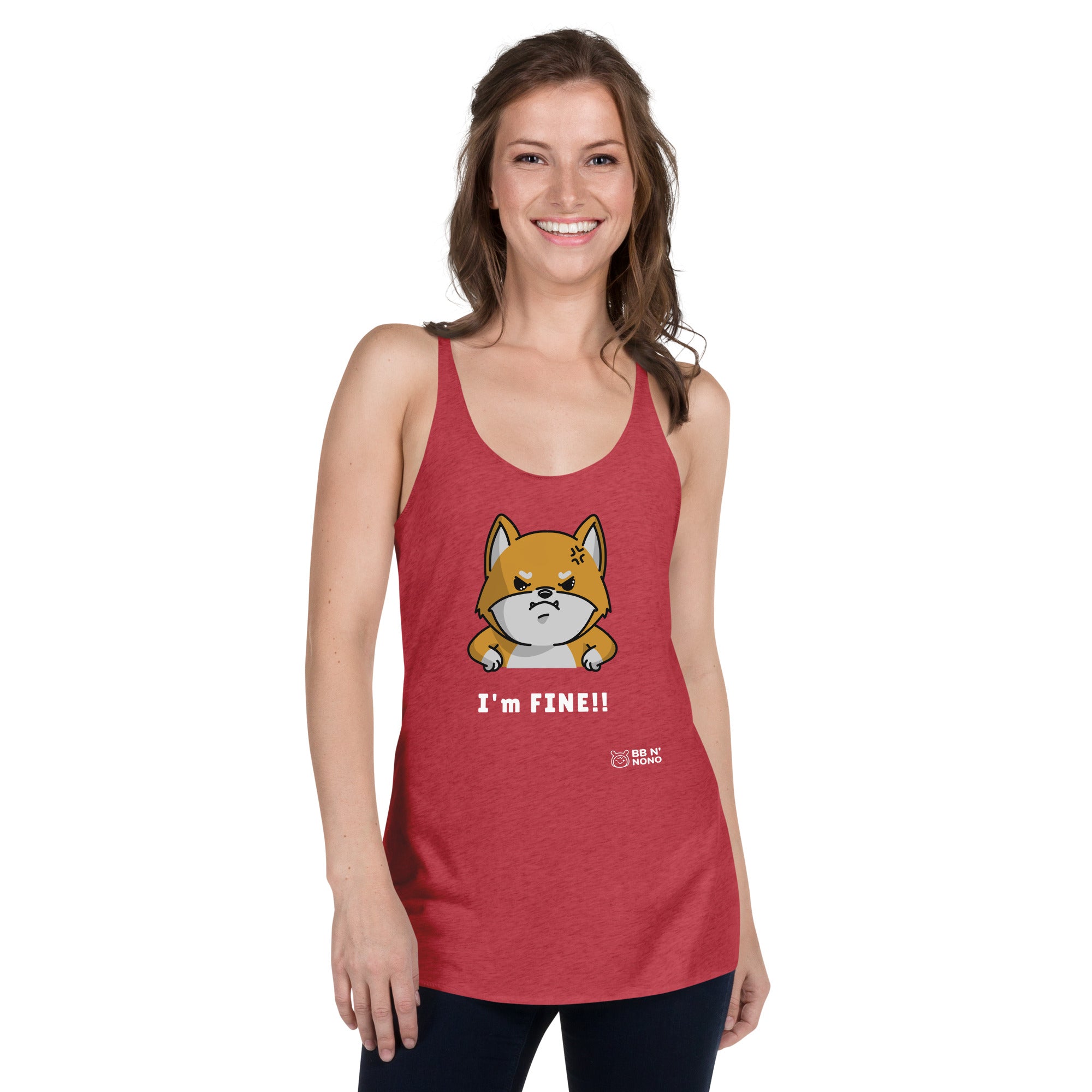 I'm fine - Women's Racerback Tank