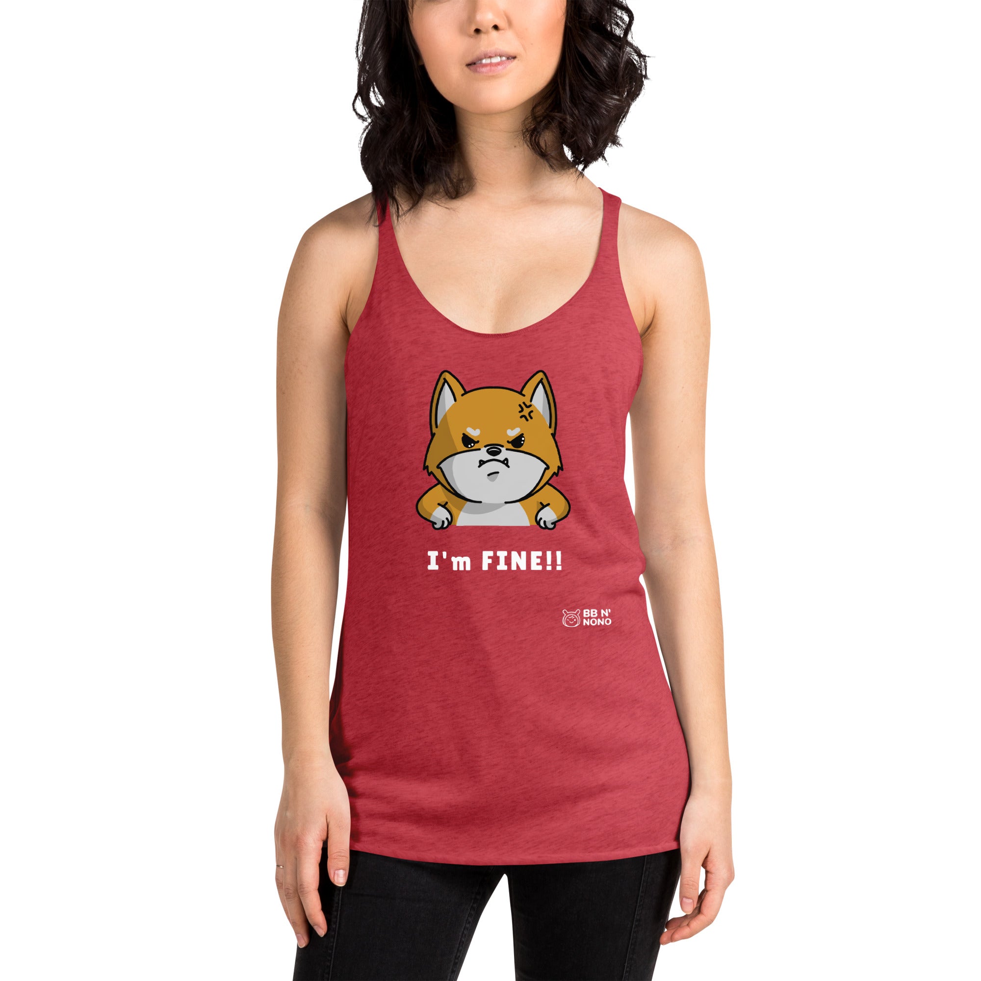 I'm fine - Women's Racerback Tank