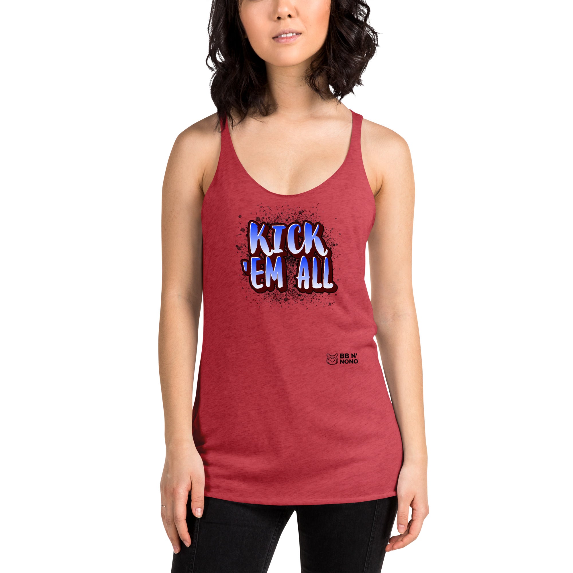 Kick'em all - Women's Racerback Tank