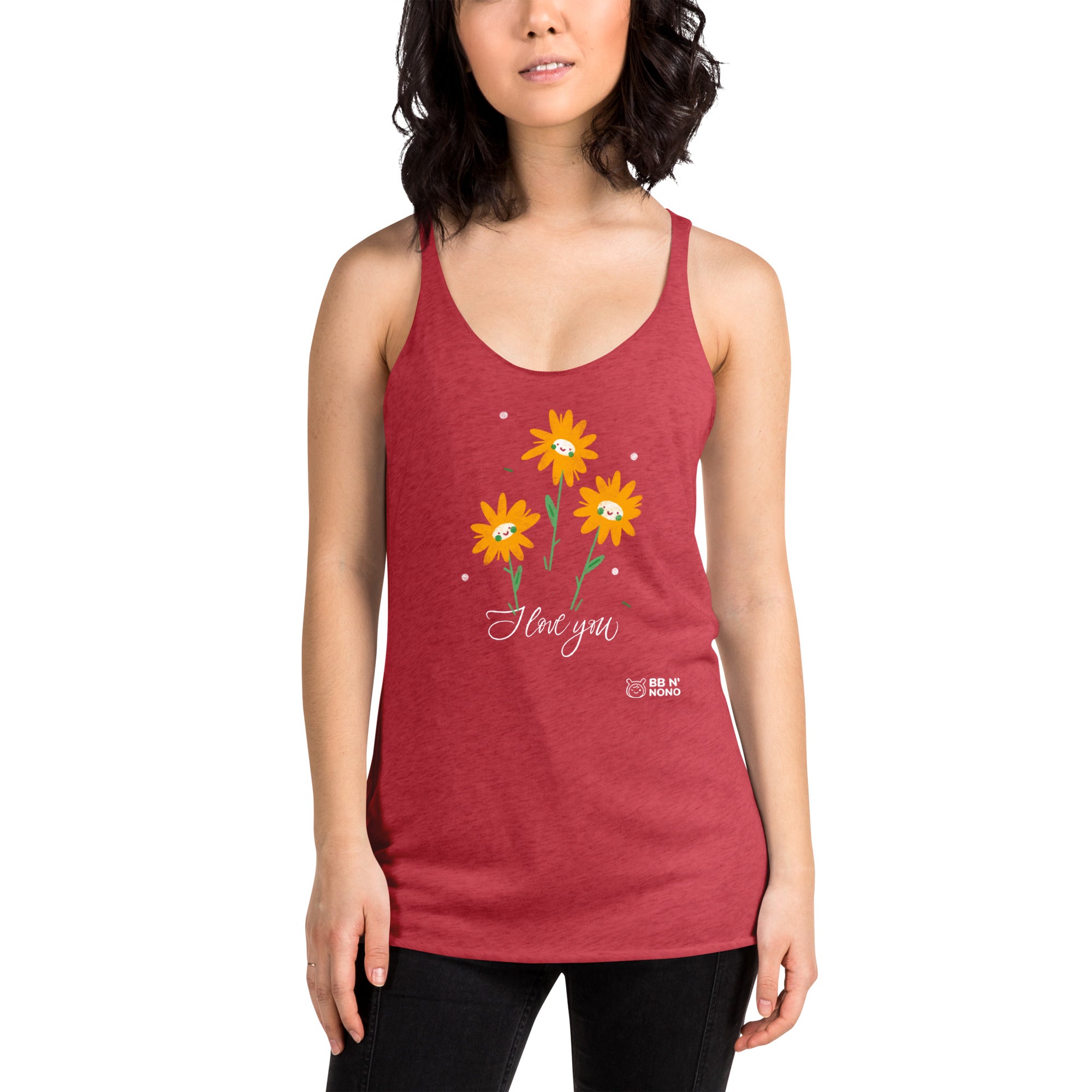 I love You - Women's Racerback Tank