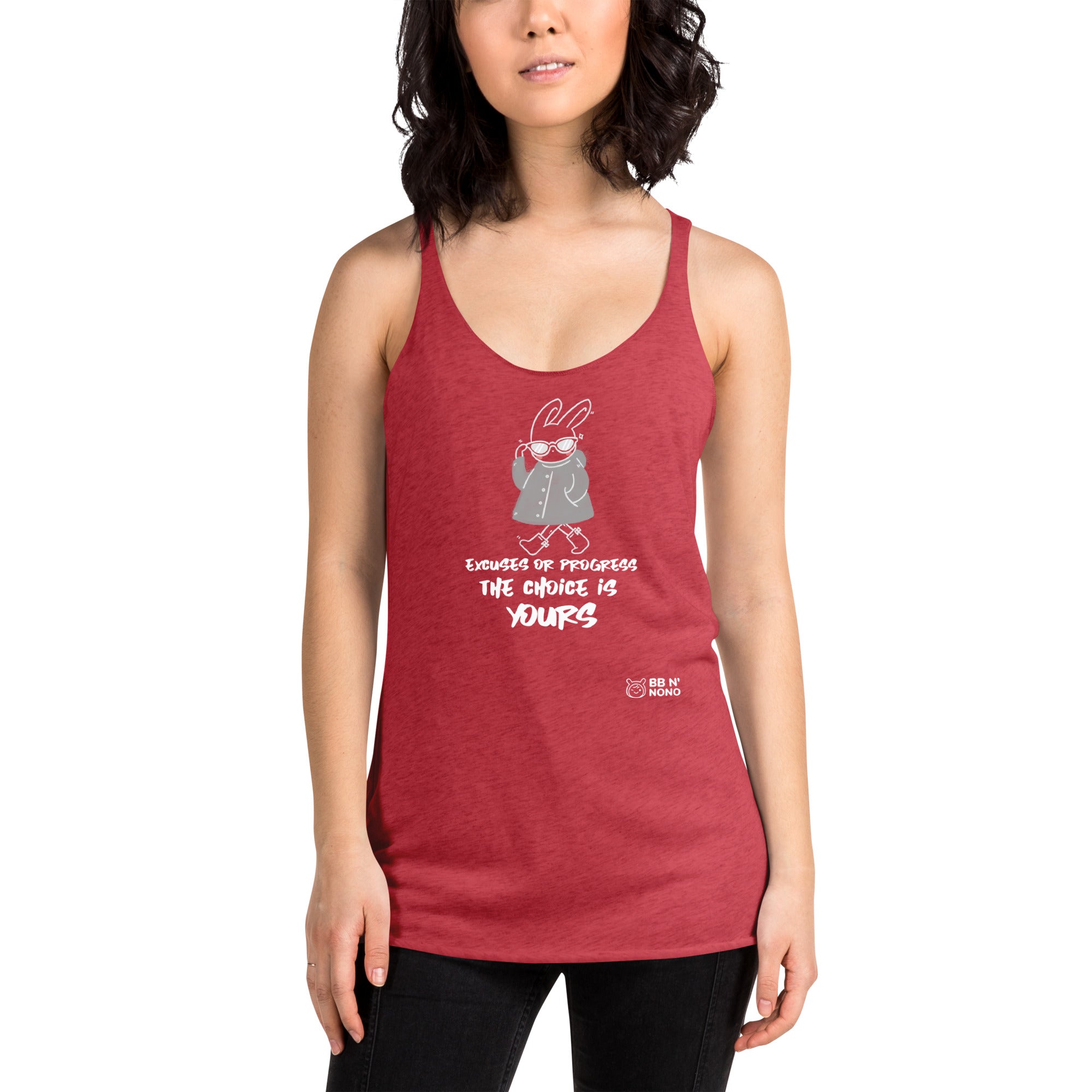 Excuses or Progress, the choice is yours - Women's Racerback Tank