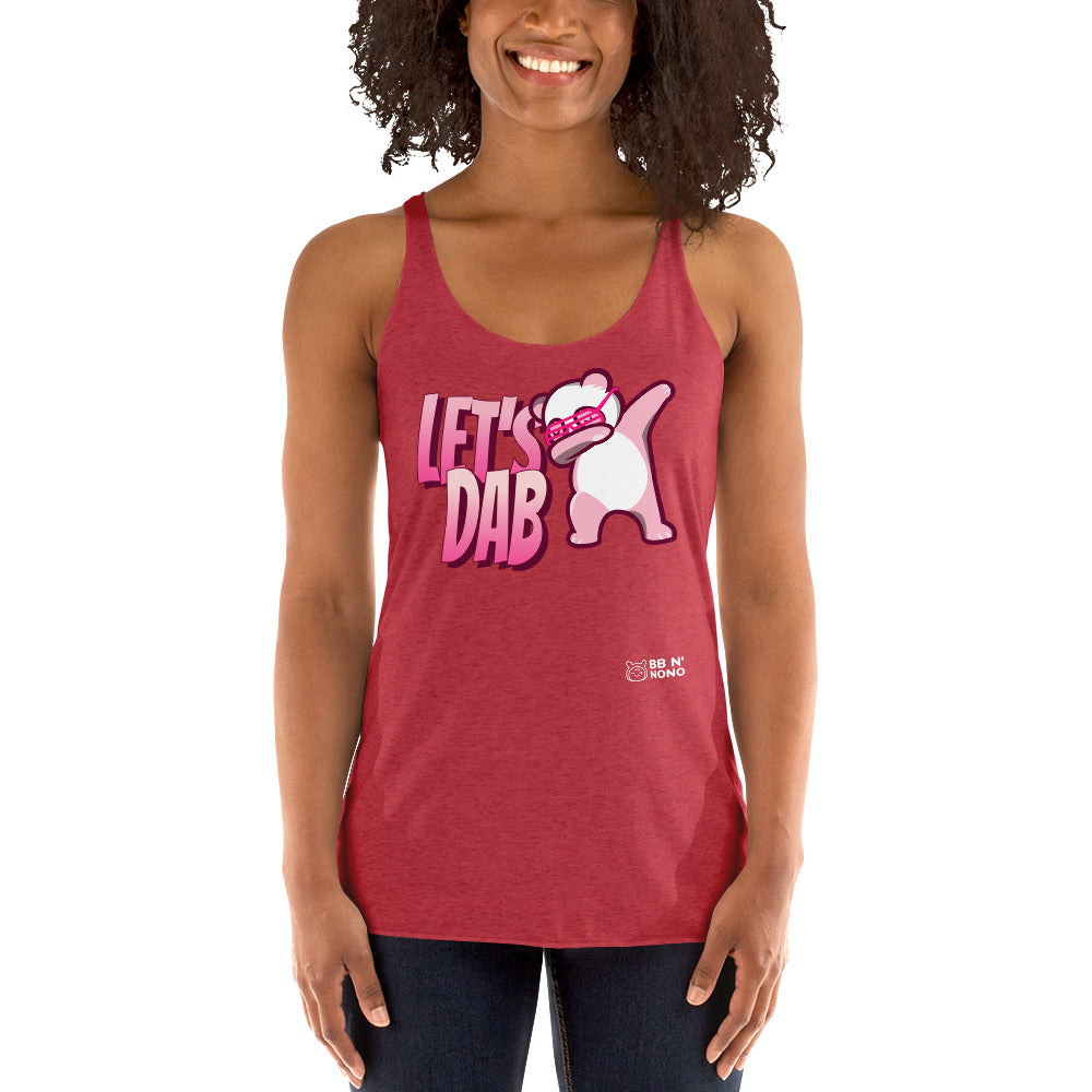 Let's dab - Women's Racerback Tank