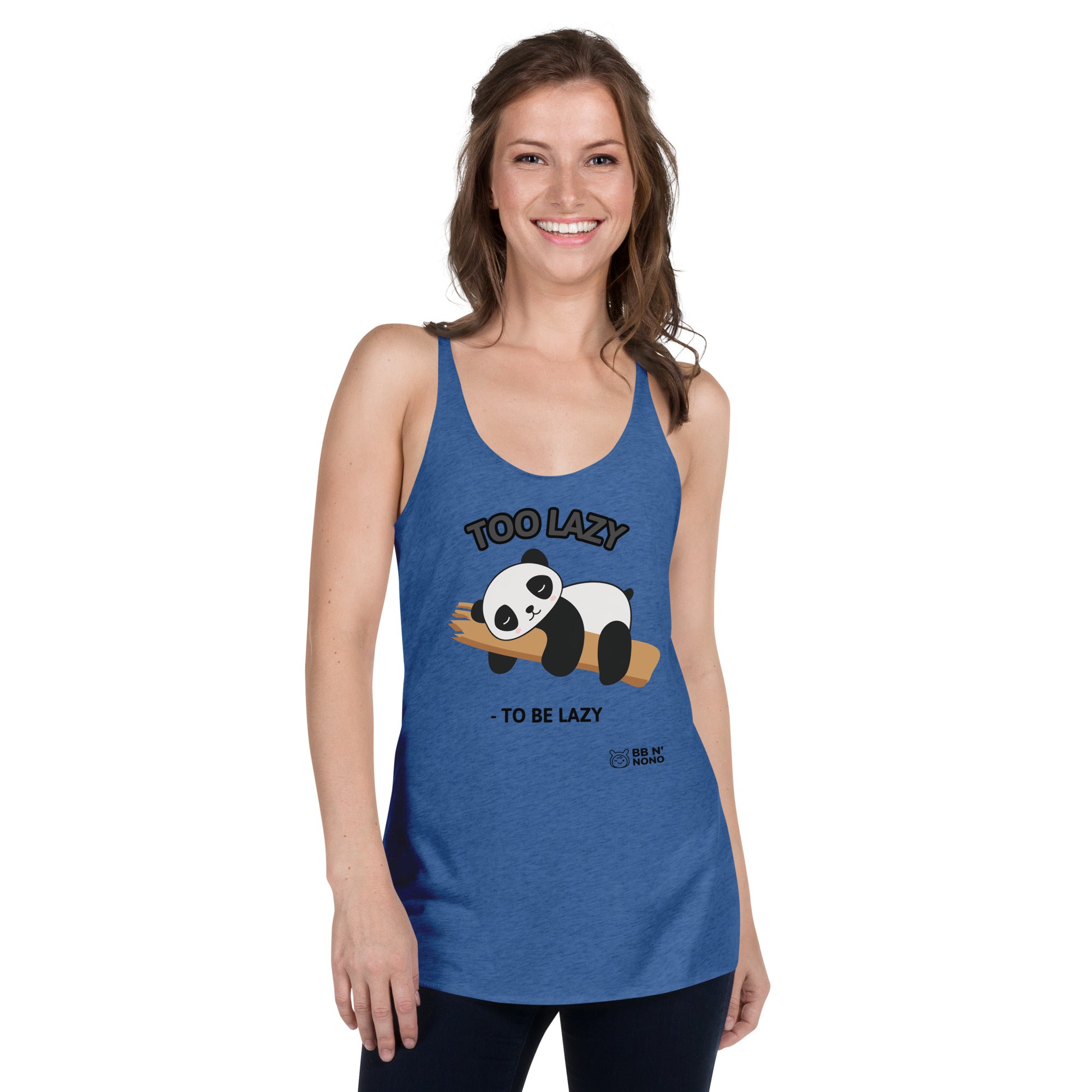 Too lazy to be lazy - Women's Racerback Tank