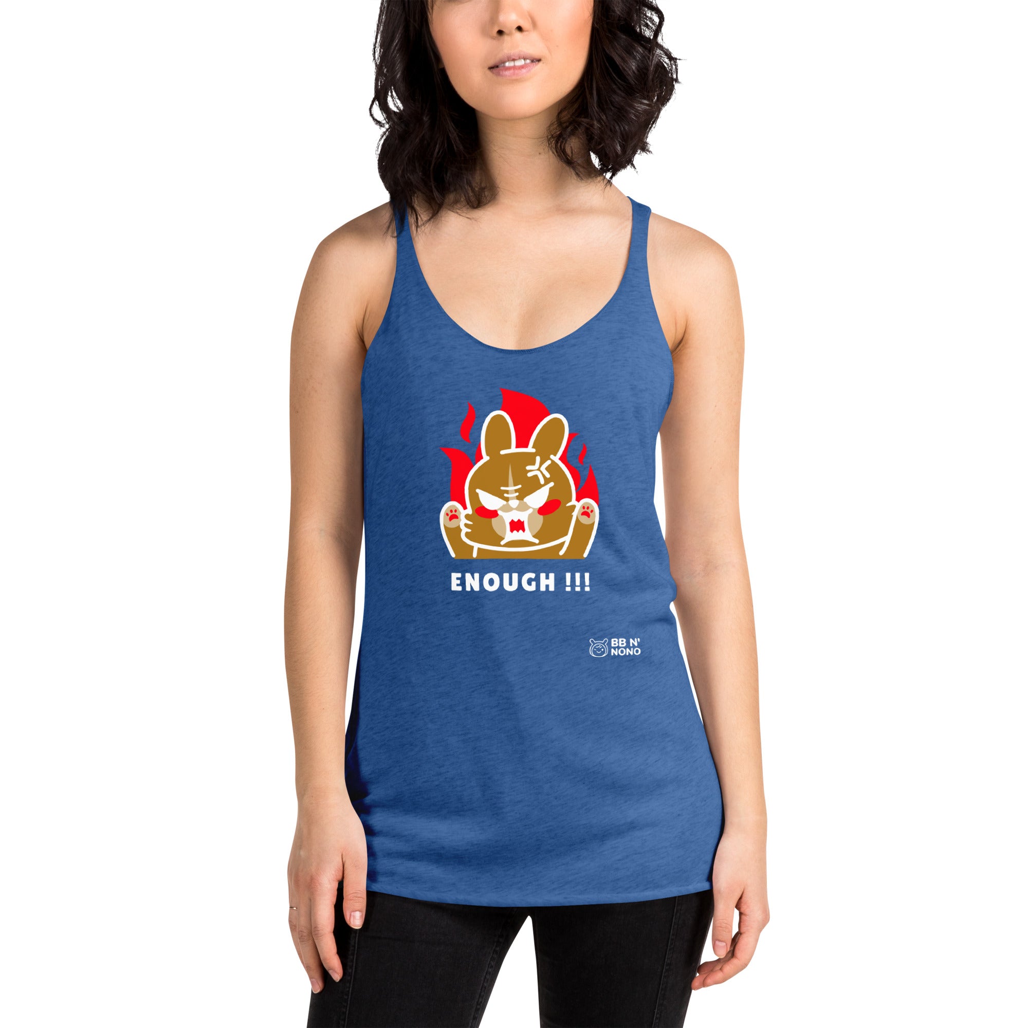 Enough!! - Women's Racerback Tank