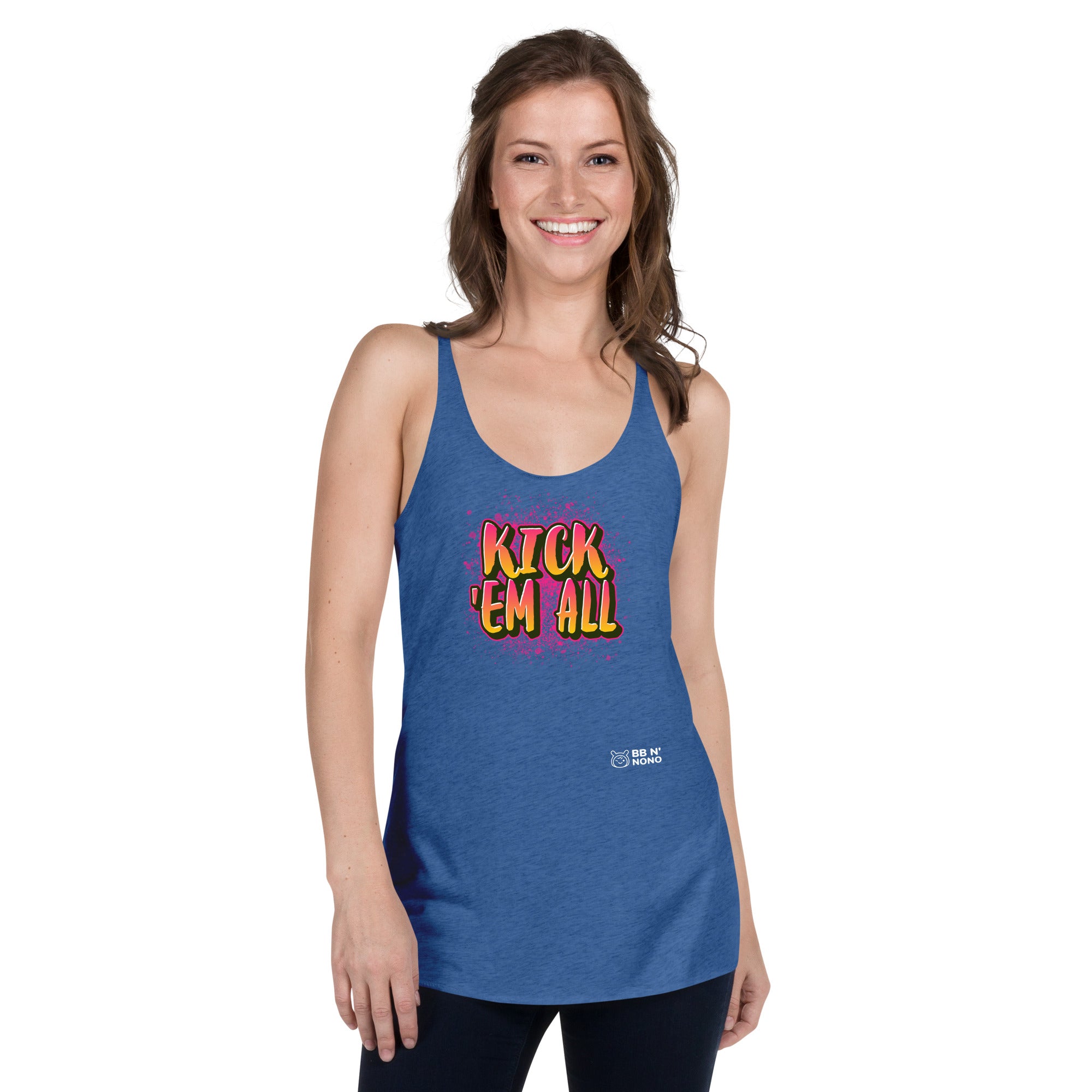 Kick'em all - Women's Racerback Tank