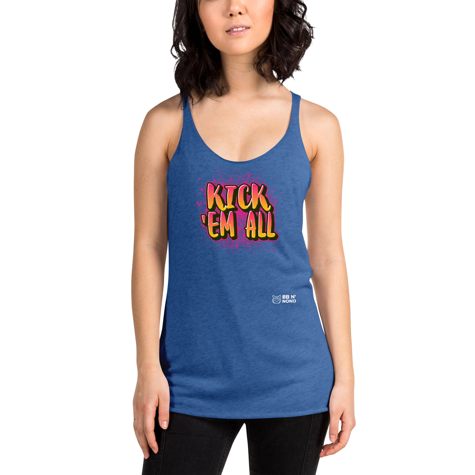 Kick'em all - Women's Racerback Tank