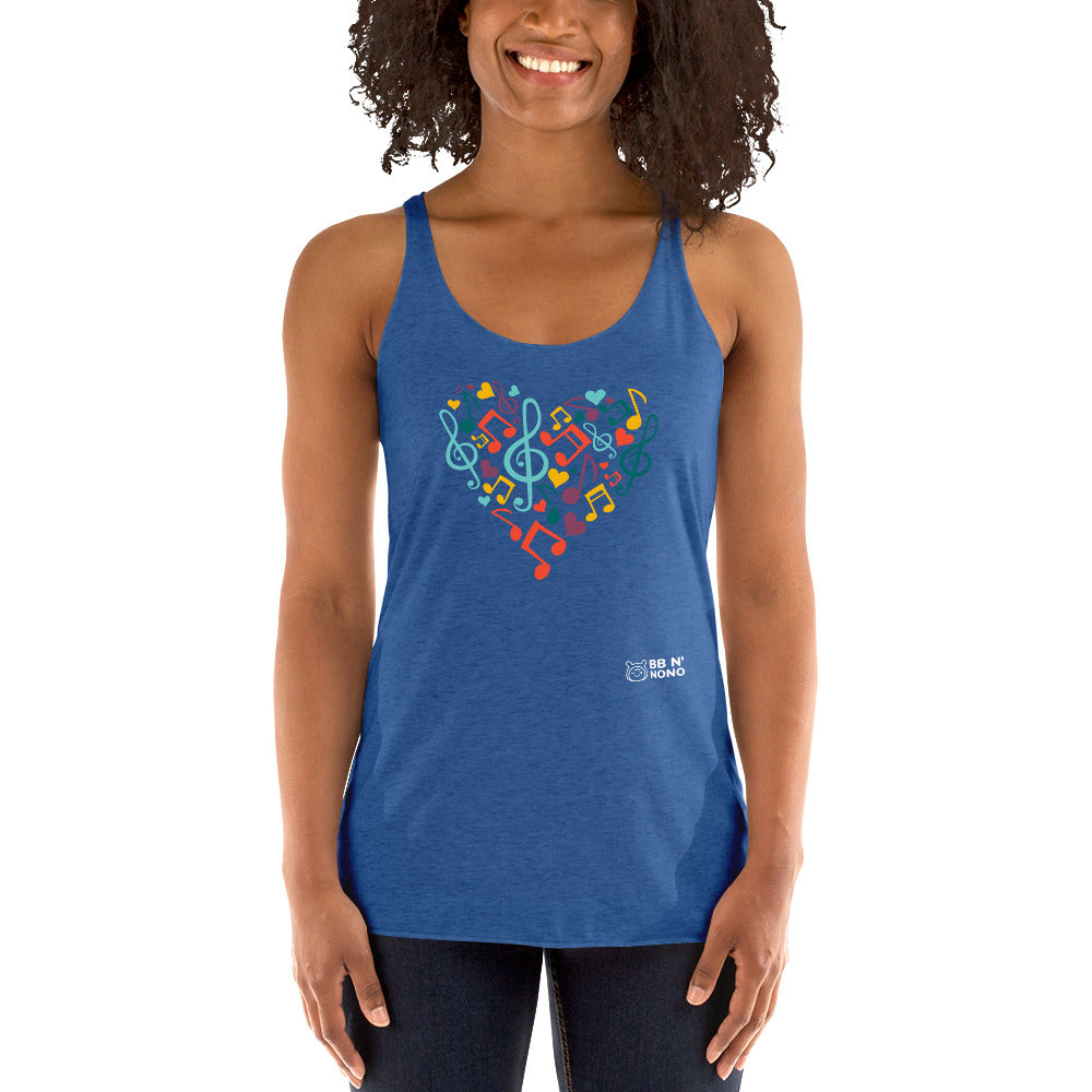 Symphonic Love Notes - Women's Racerback Tank