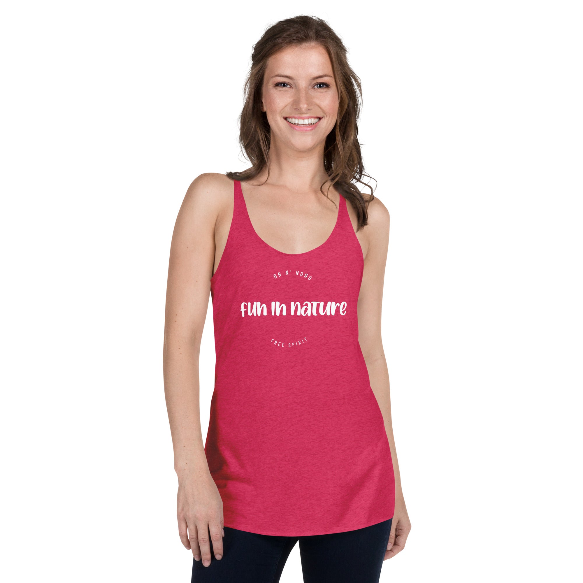 Fun in nature - Women's Racerback Tank