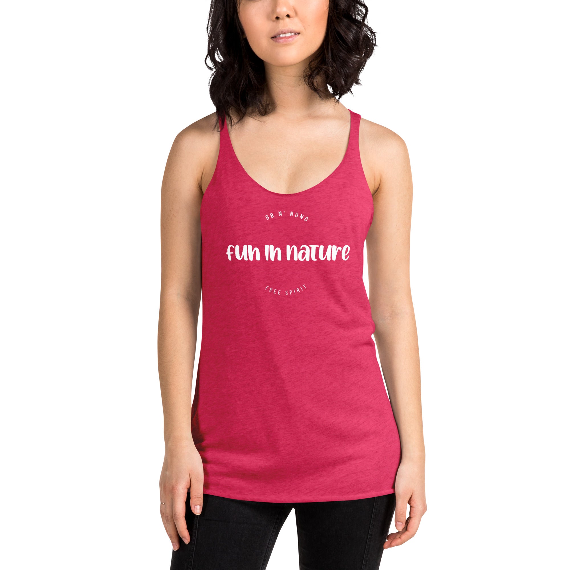 Fun in nature - Women's Racerback Tank