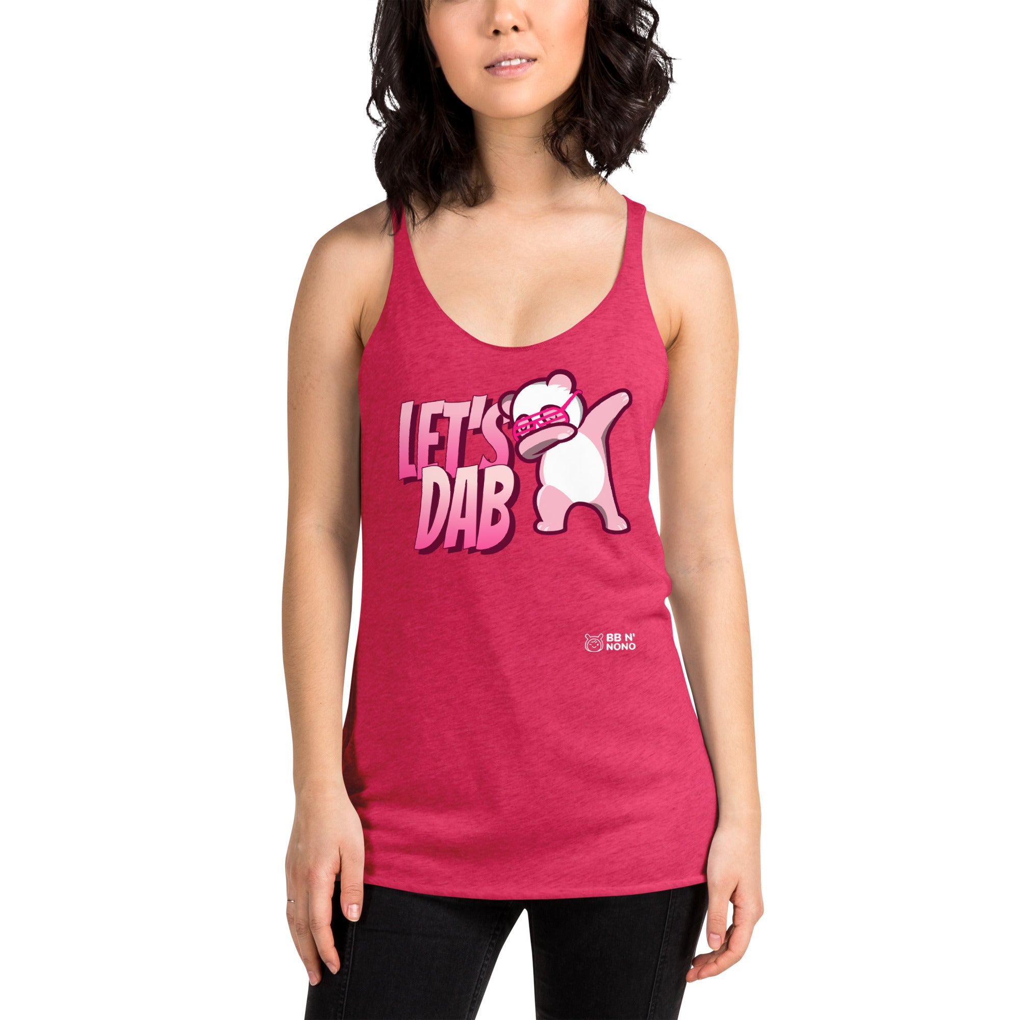 Let's dab - Women's Racerback Tank