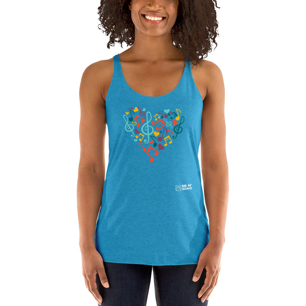 Symphonic Love Notes - Women's Racerback Tank