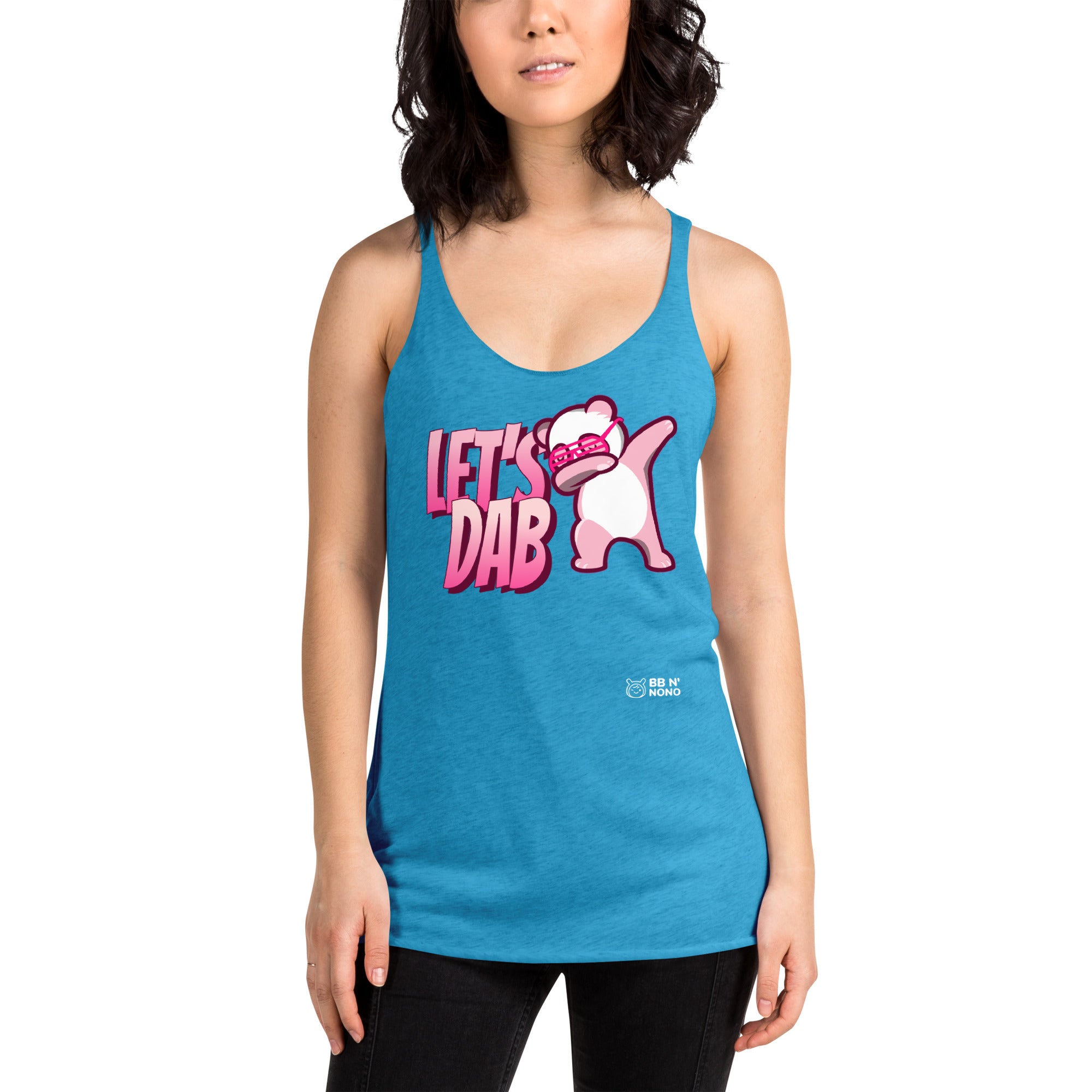 Let's dab - Women's Racerback Tank