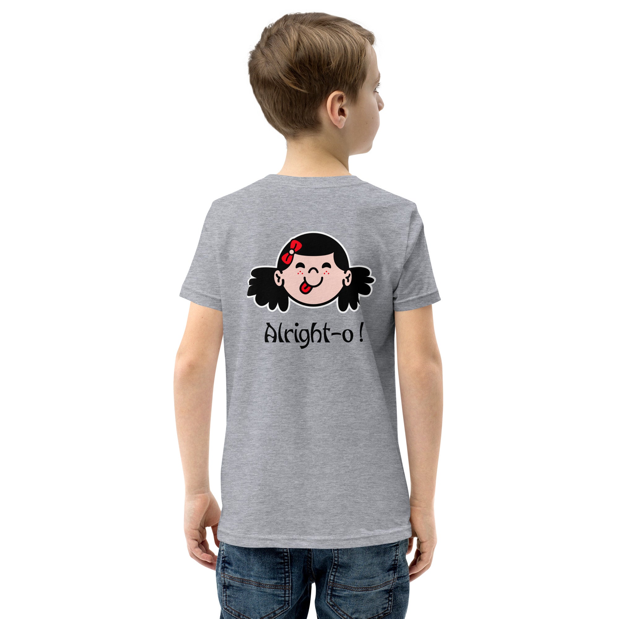 Alright-o! - Youth Short Sleeve T-Shirt (back print)