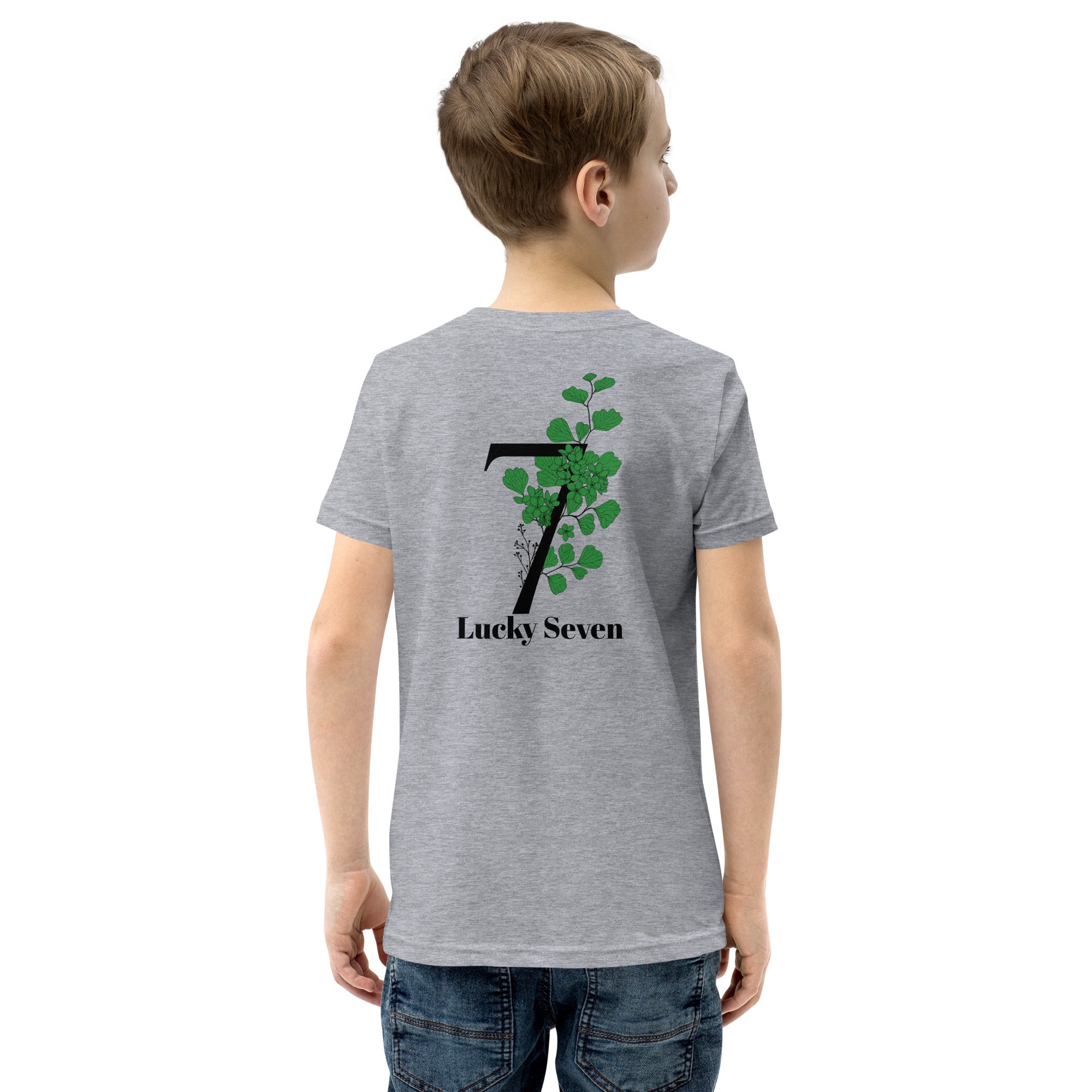 Lucky Seven - Youth Short Sleeve T-Shirt (back print)