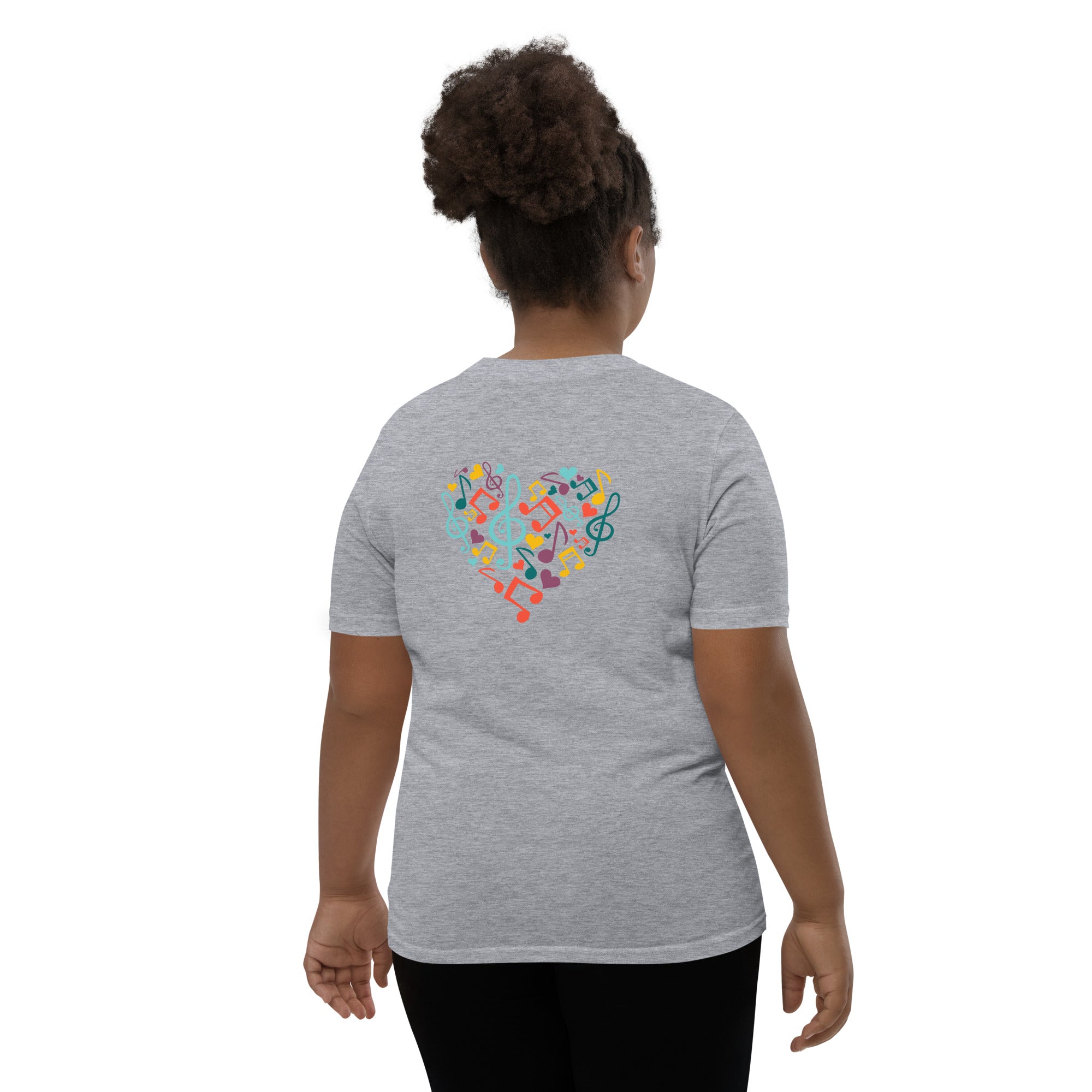 Symphonic Love Notes - Youth Short Sleeve T-Shirt (back print)