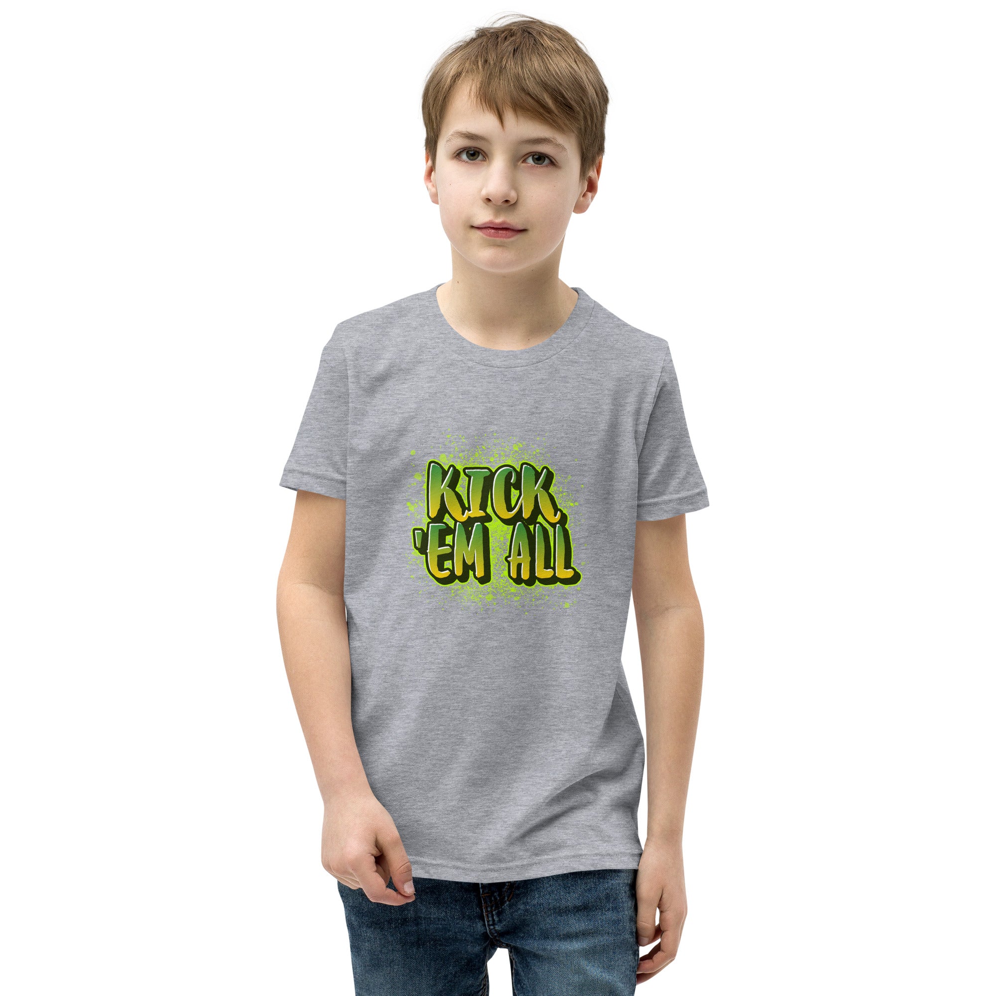 Kick'em all - Youth Short Sleeve T-Shirt