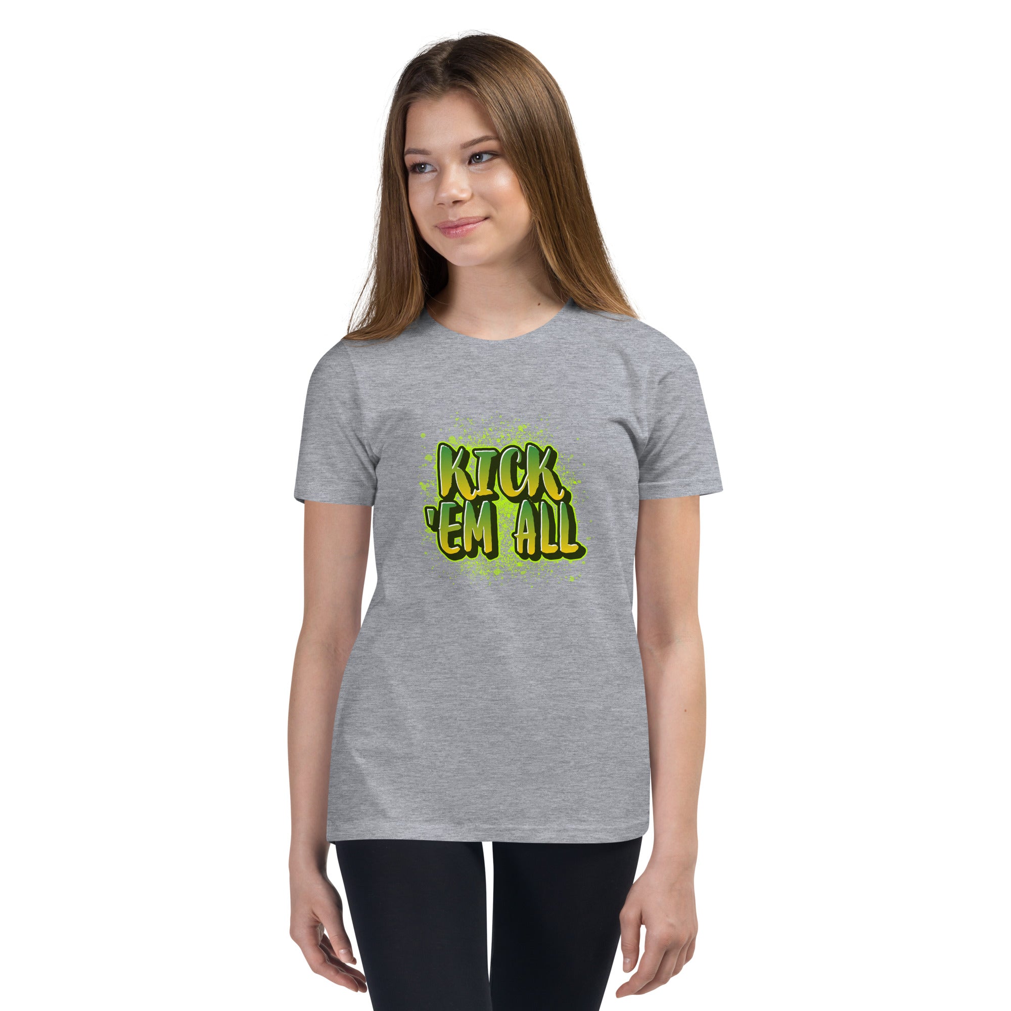 Kick'em all - Youth Short Sleeve T-Shirt