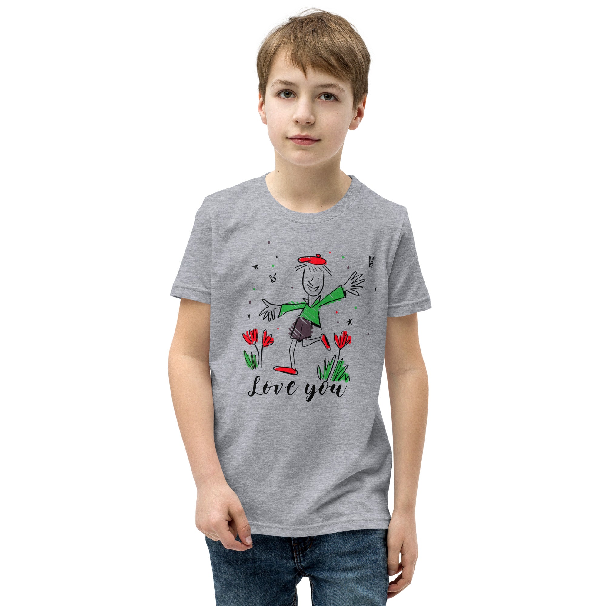 Love you - Youth Short Sleeve T-Shirt