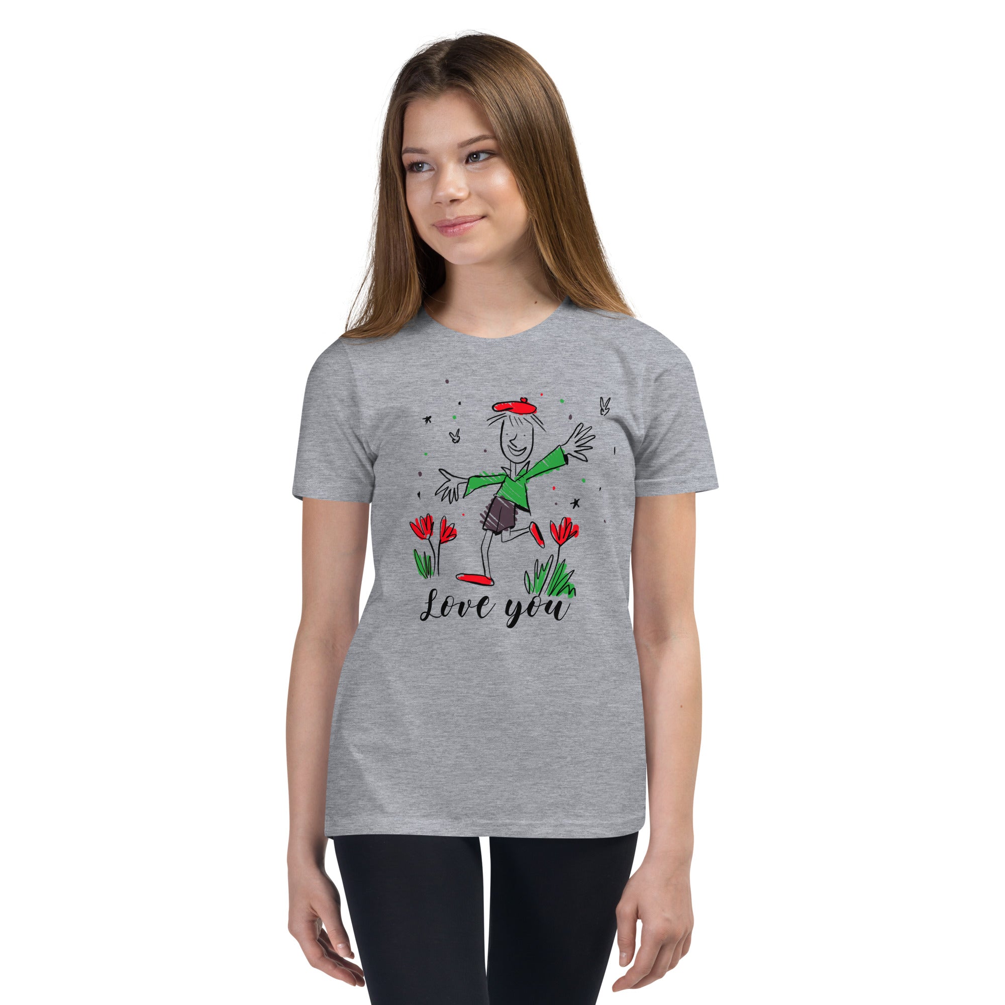 Love you - Youth Short Sleeve T-Shirt