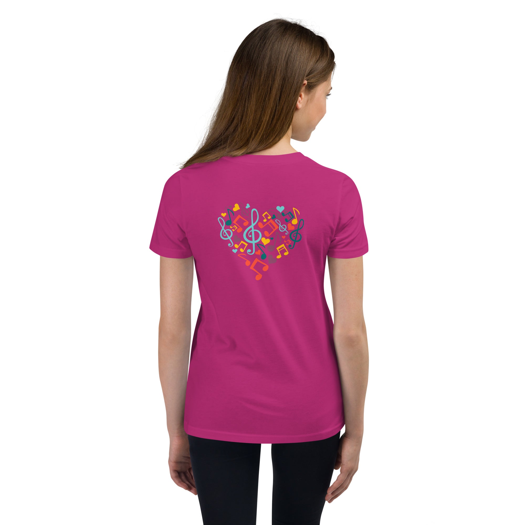 Symphonic Love Notes - Youth Short Sleeve T-Shirt (back print)