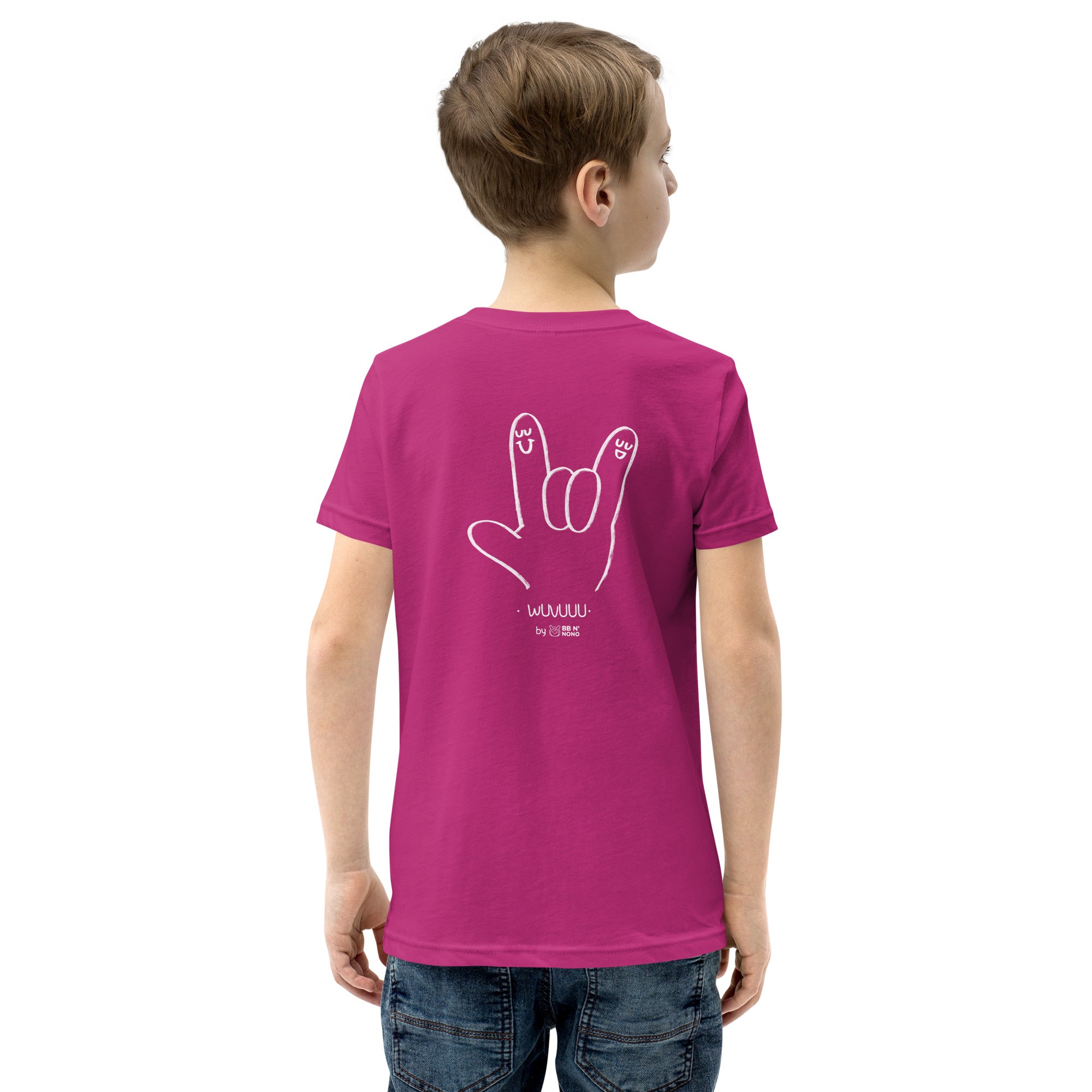 Wuvuuu - Youth Short Sleeve T-Shirt (back print)