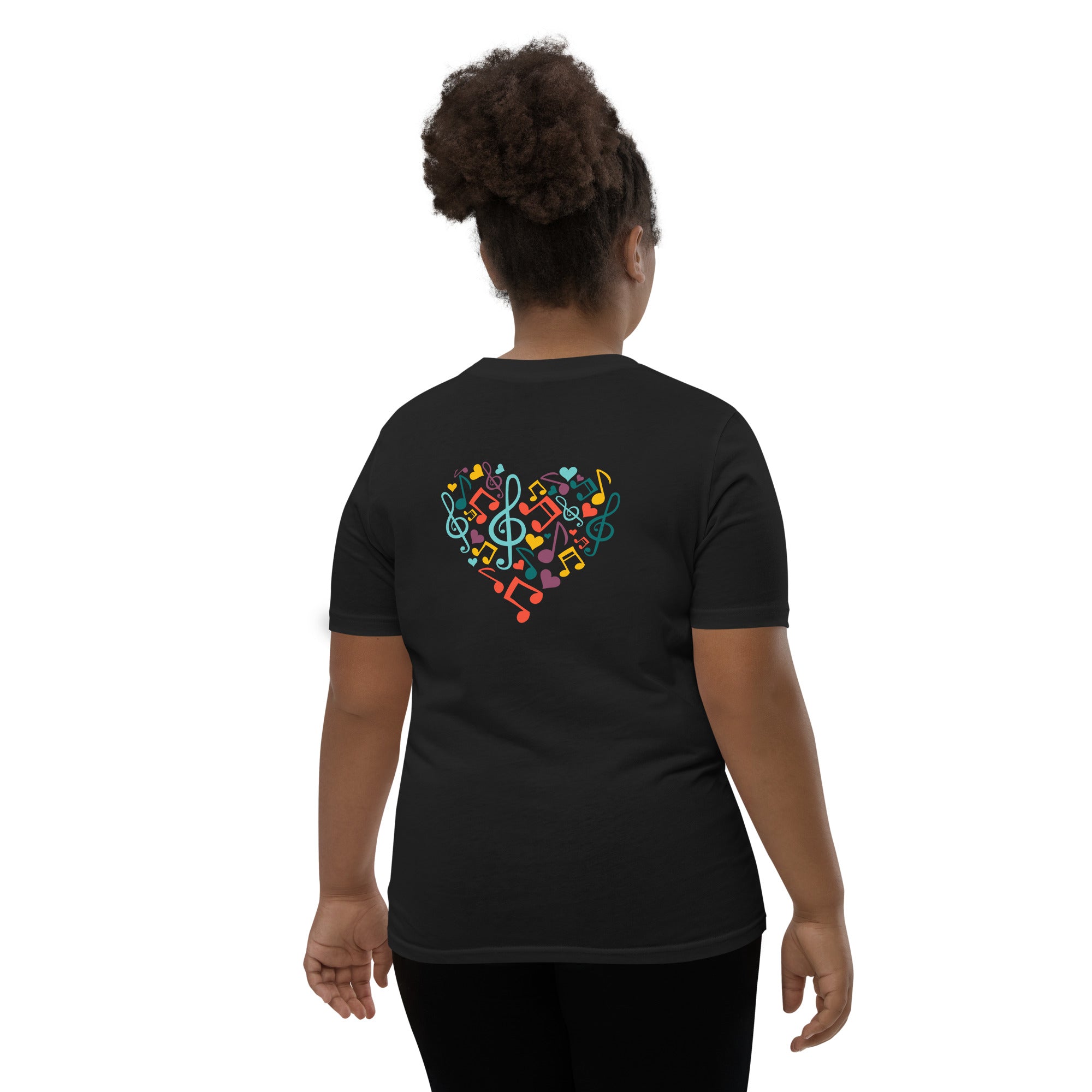 Symphonic Love Notes - Youth Short Sleeve T-Shirt (back print)