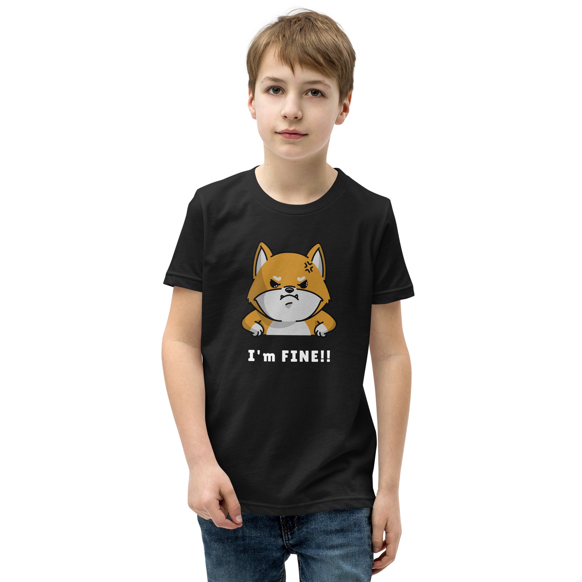 I'm fine - Youth Short Sleeve T-Shirt