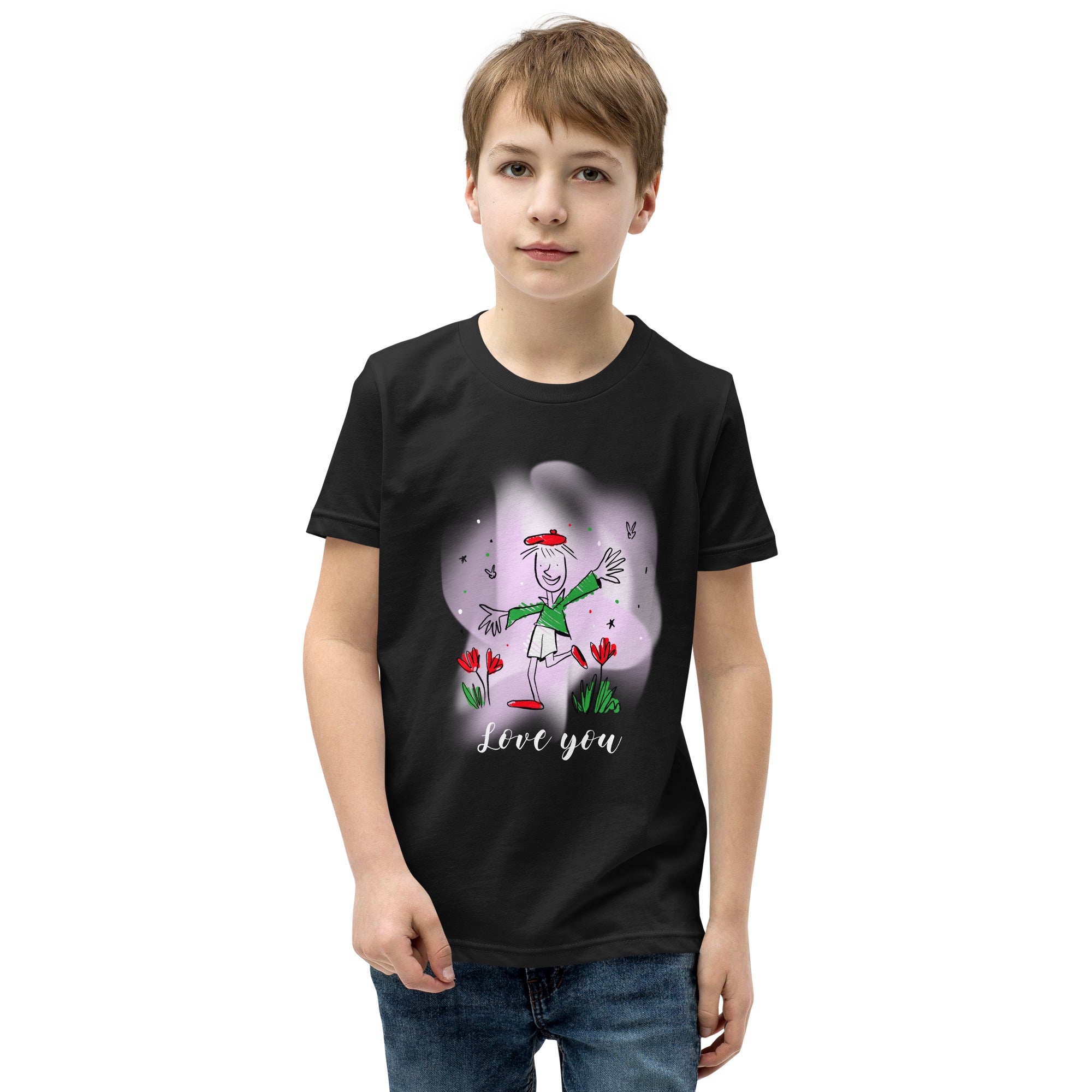 Love you - Youth Short Sleeve T-Shirt