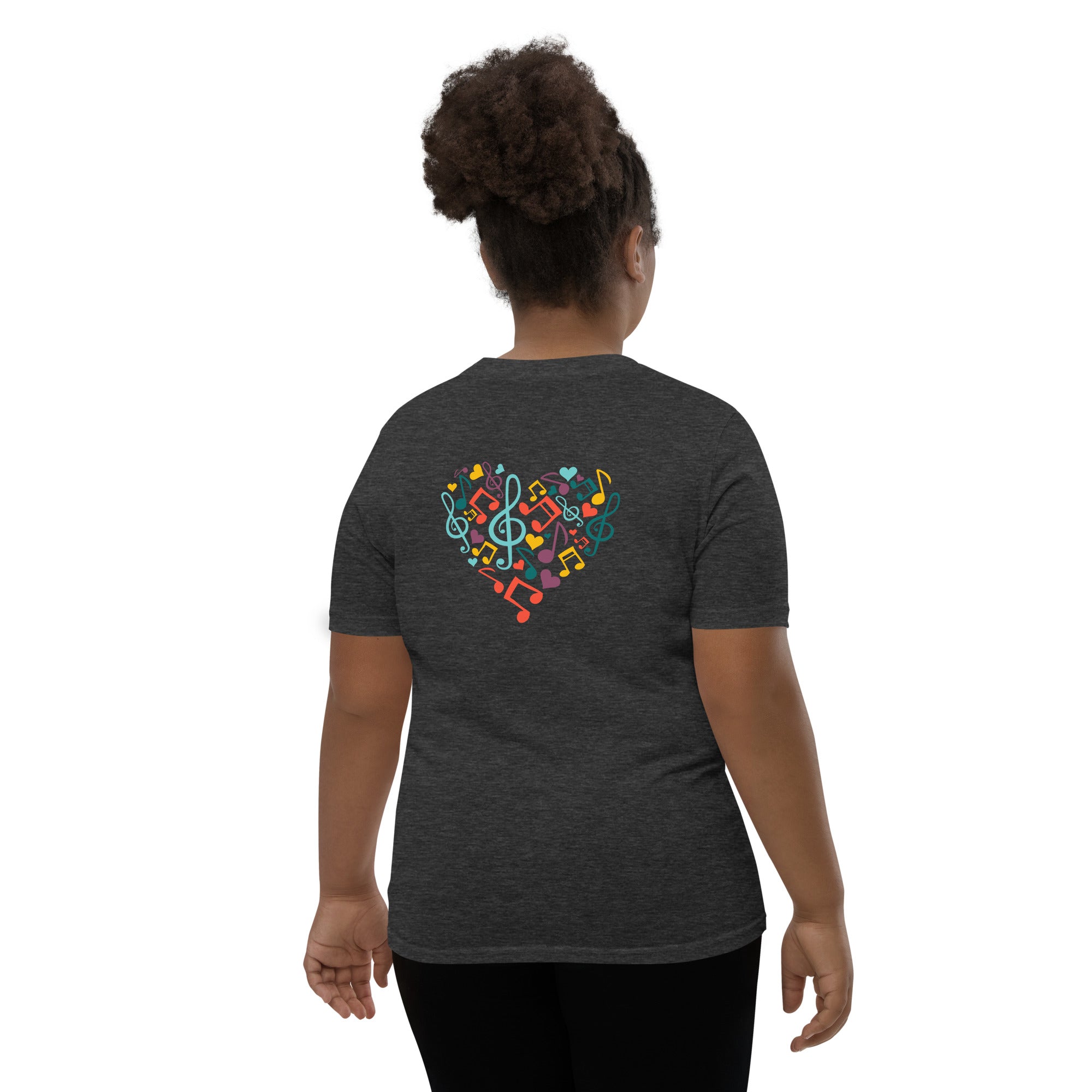 Symphonic Love Notes - Youth Short Sleeve T-Shirt (back print)