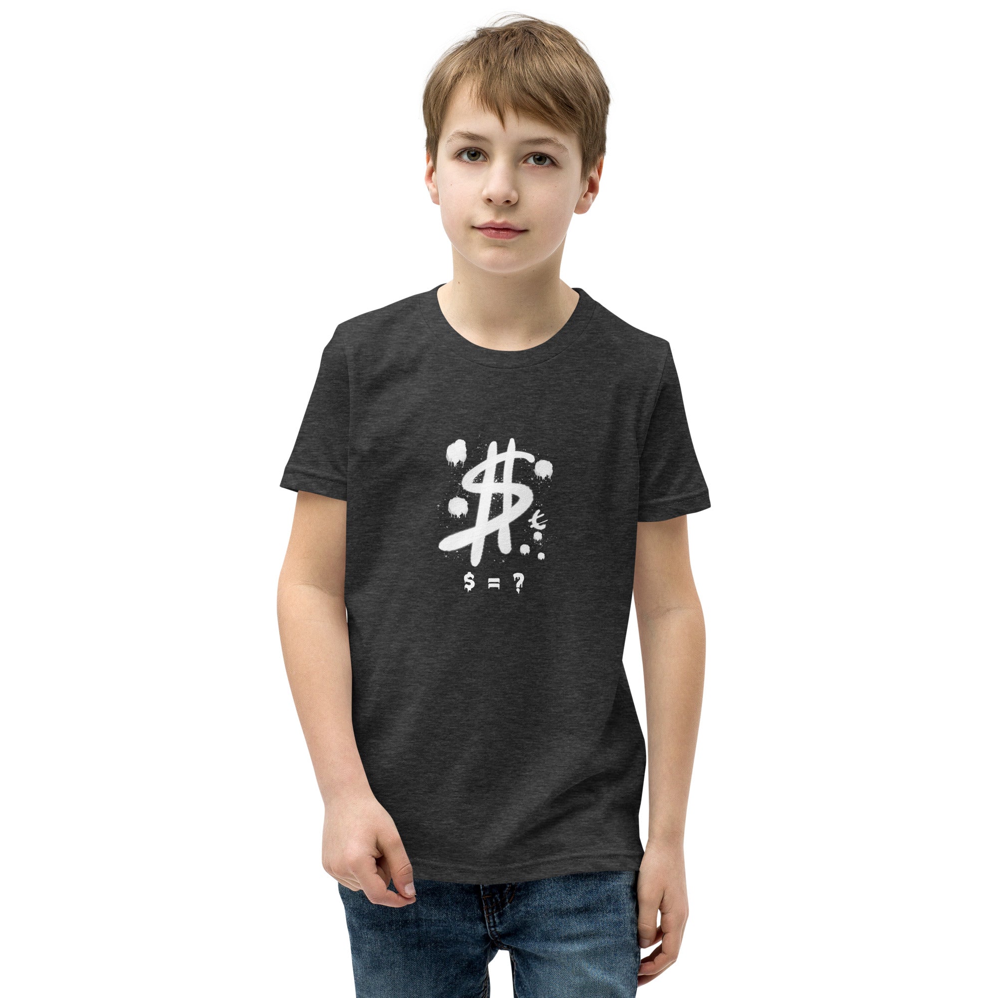 $ = ? - Youth Short Sleeve T-Shirt