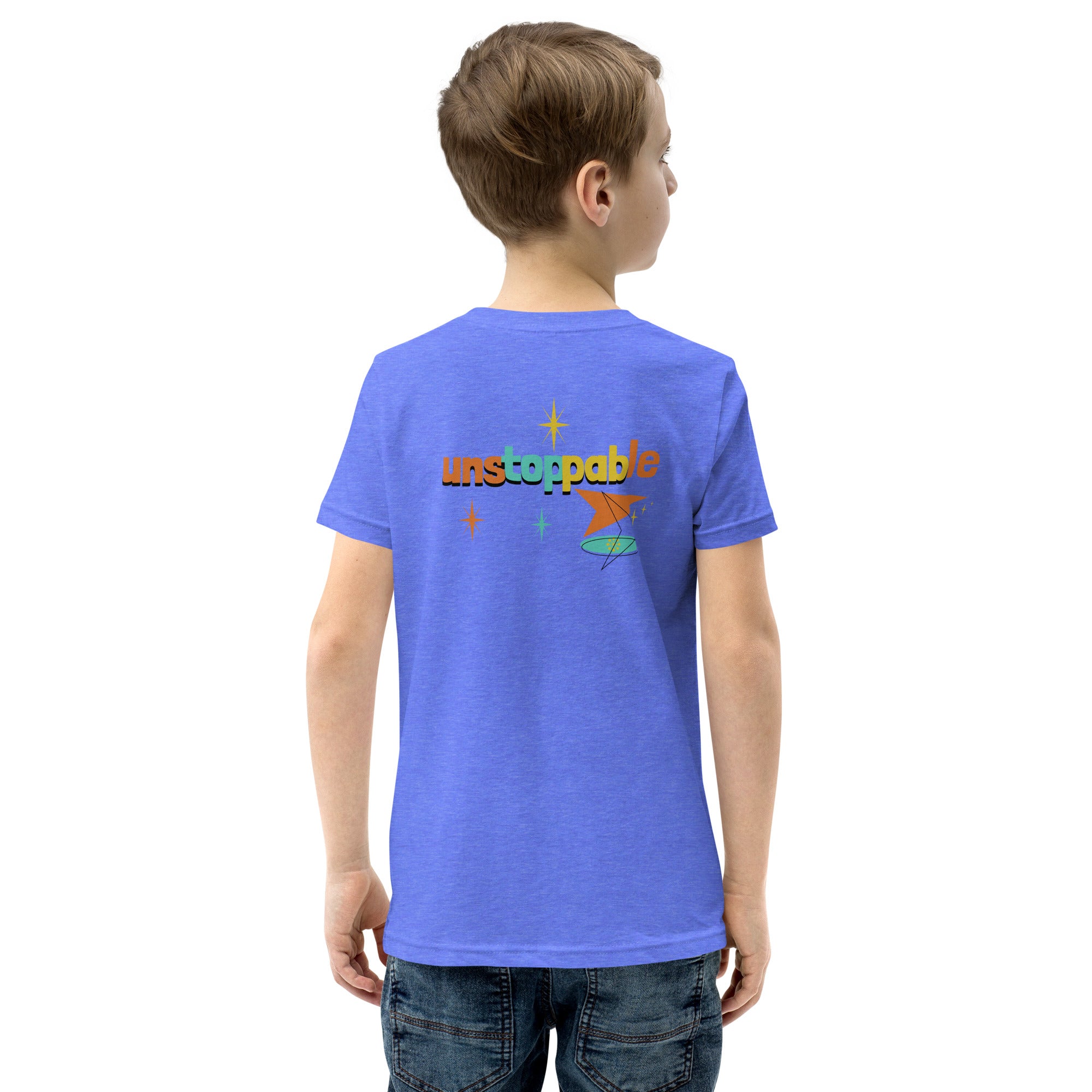 Unstoppable - Youth Short Sleeve T-Shirt (back print)