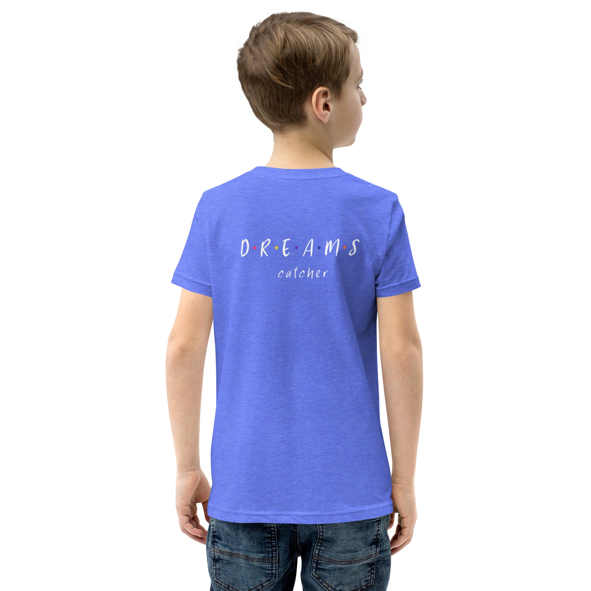 Dreams catcher - Youth Short Sleeve T-Shirt (back print)